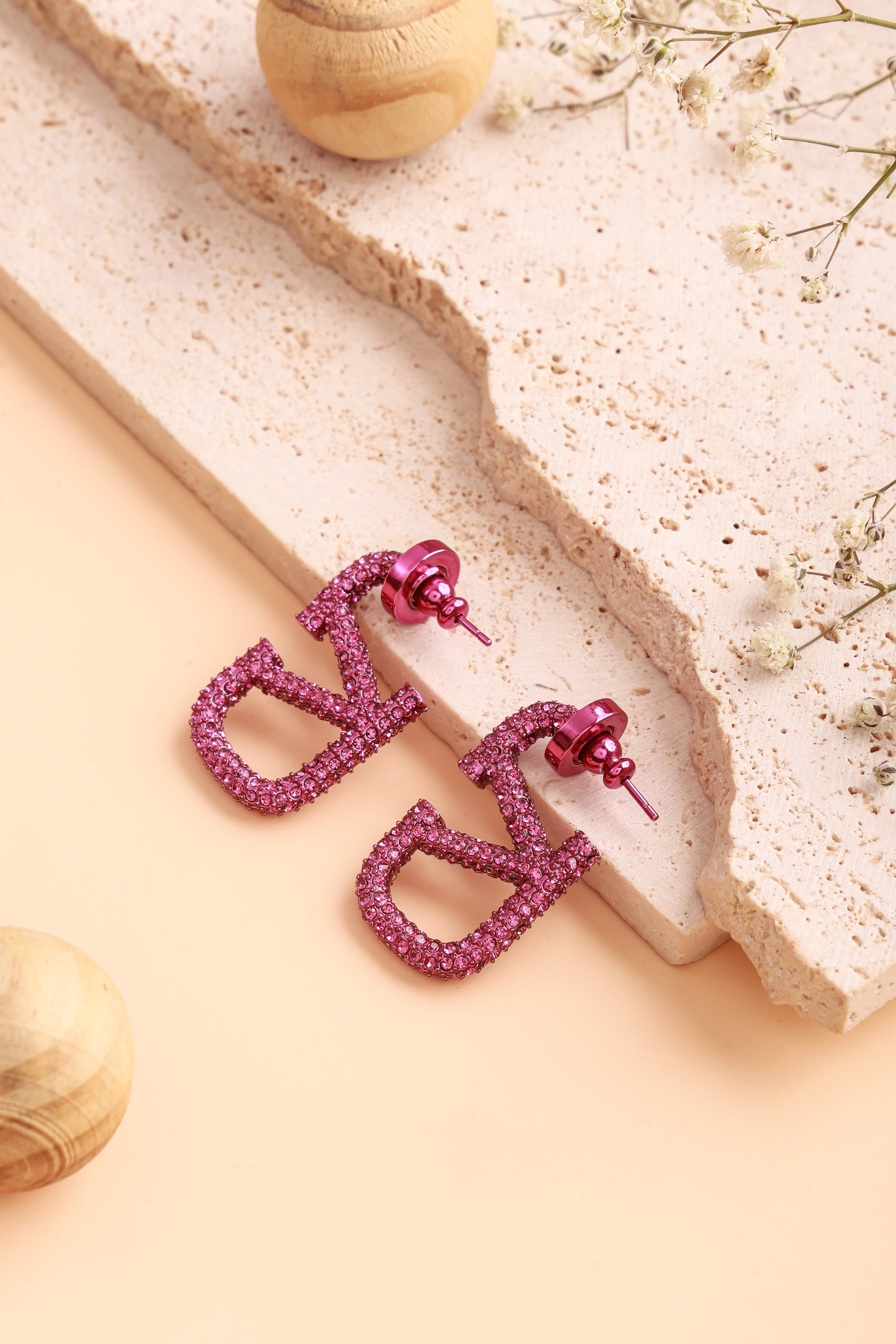 Crystal Wave Earrings