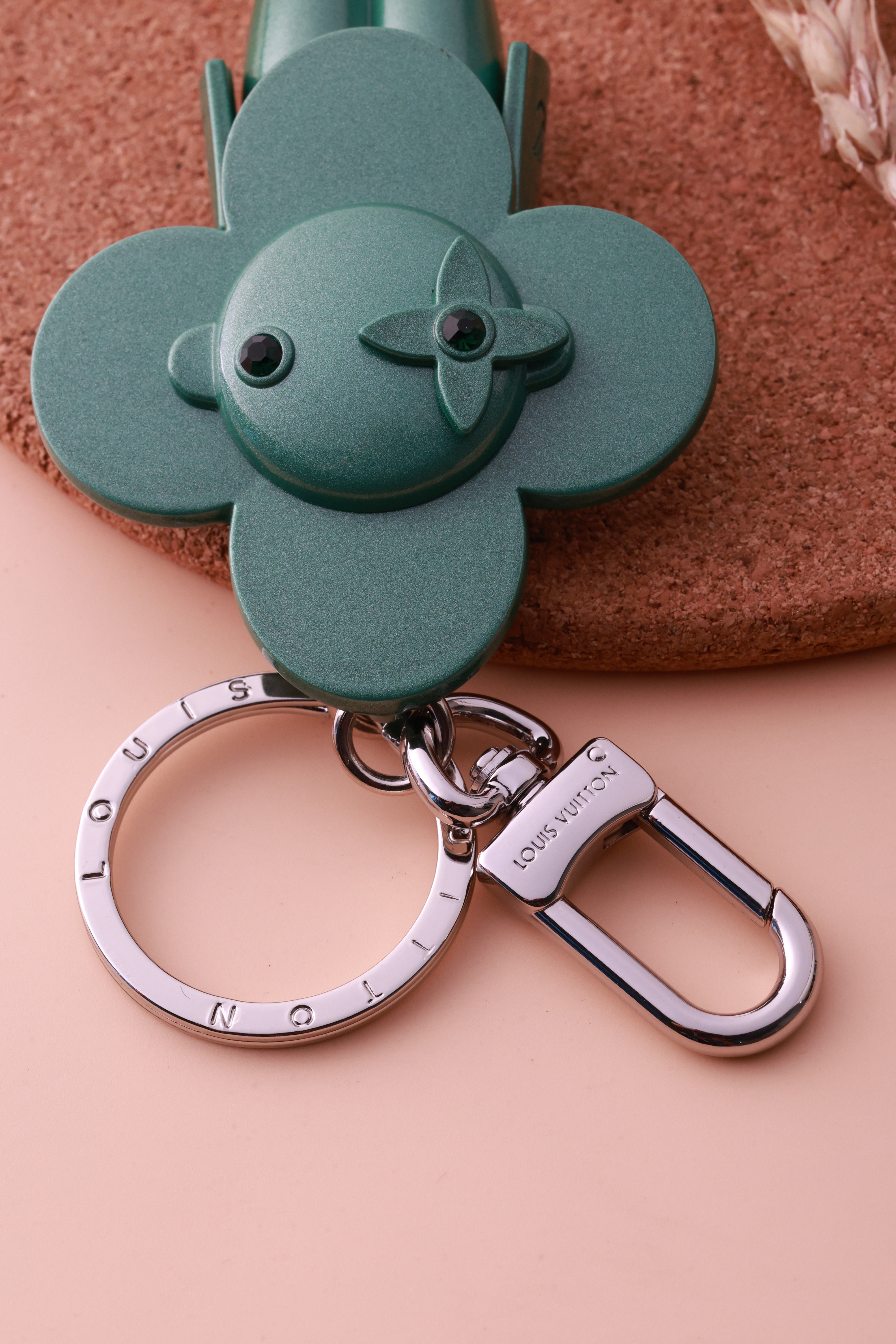 Dazzle Green Bag Charm