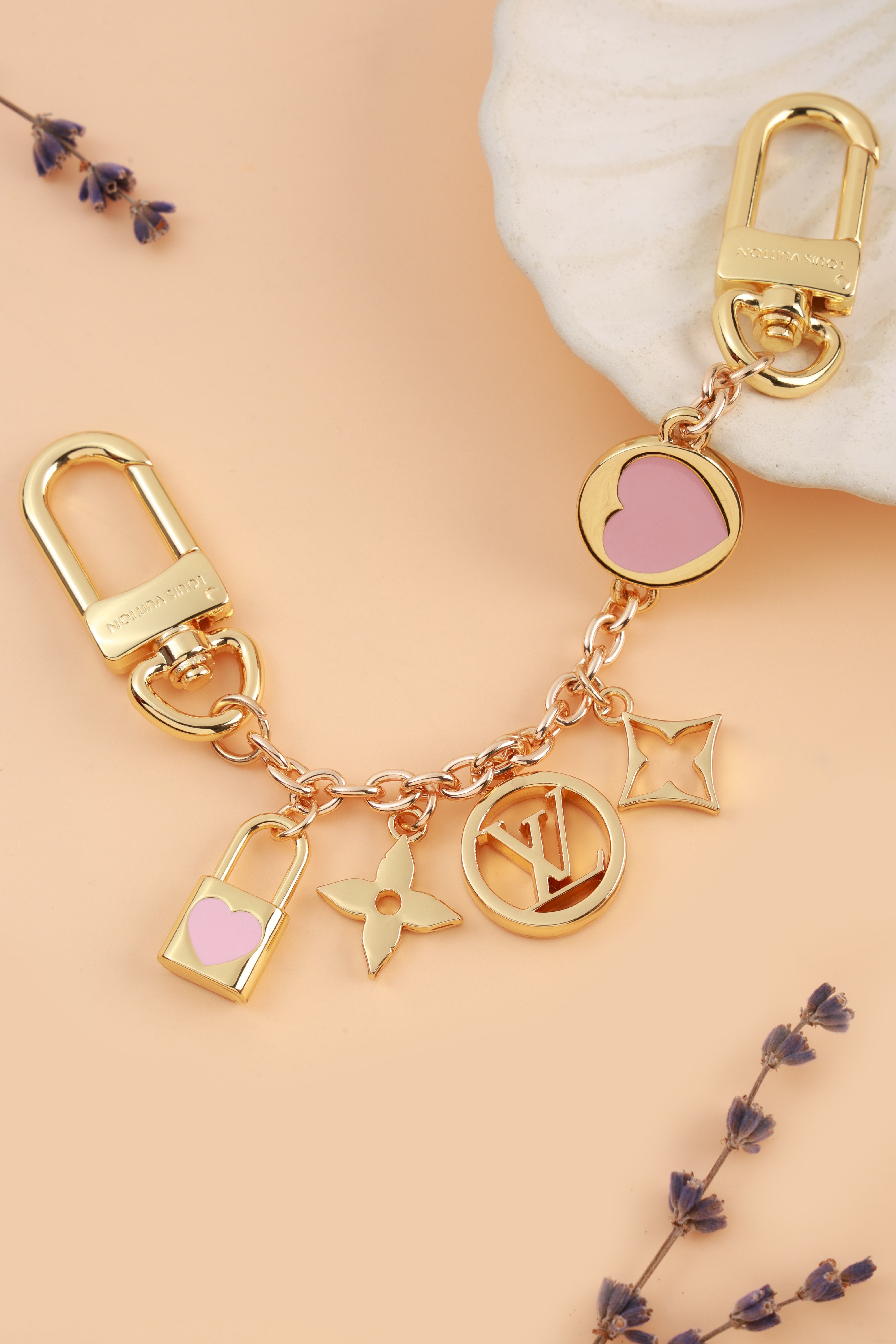 Crystal Cascade Bag Charm