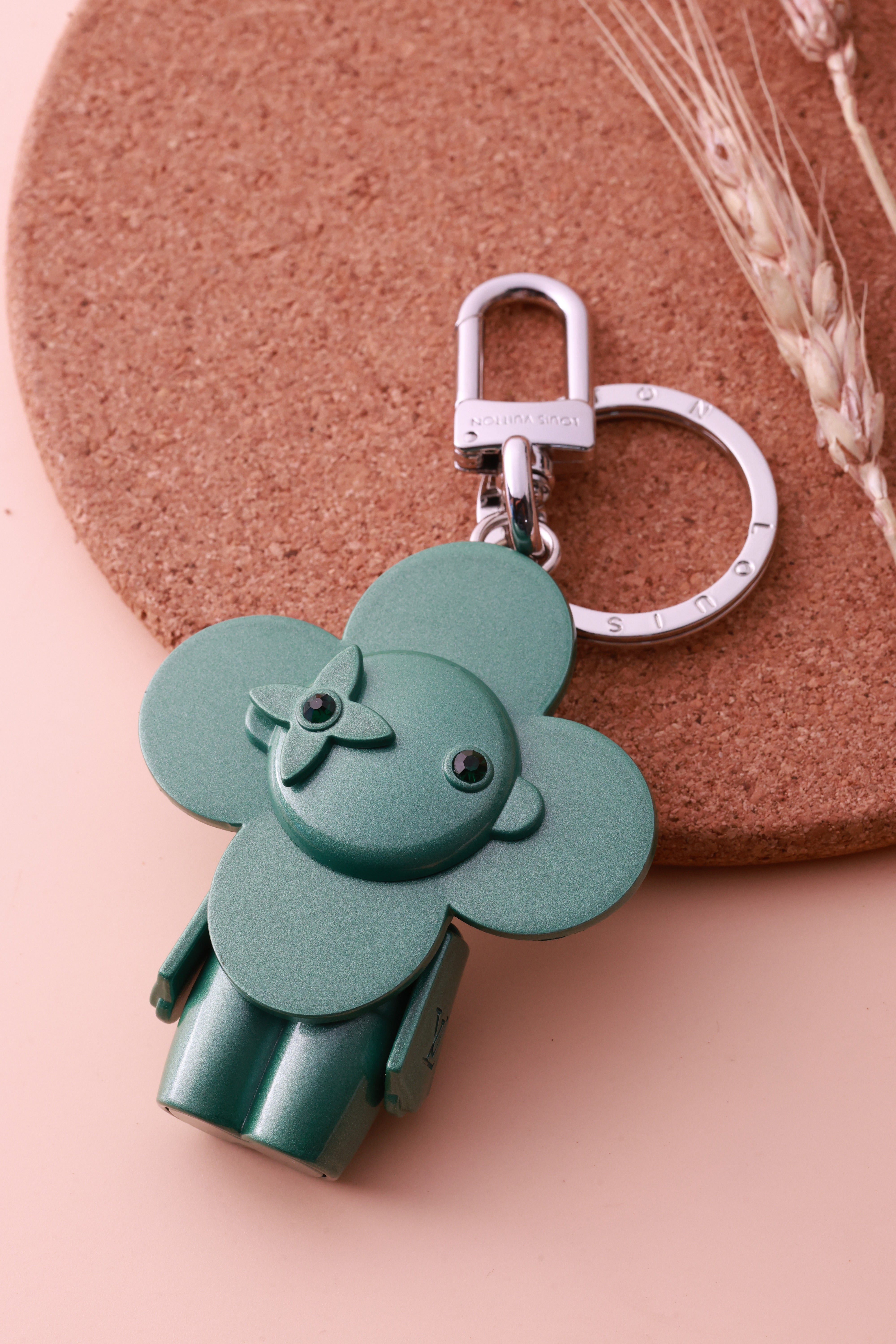 Dazzle Green Bag Charm