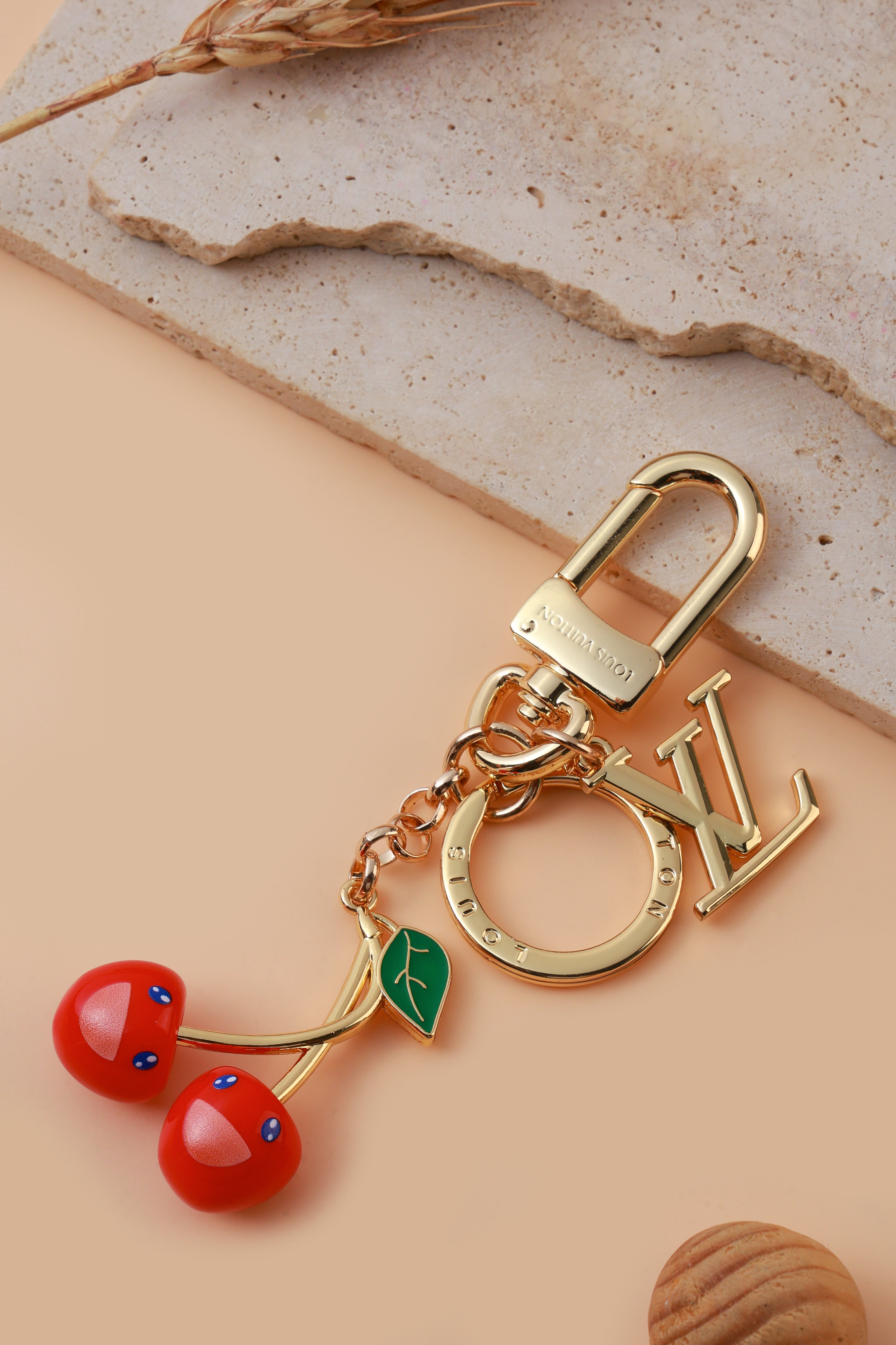 Crystal Flora Bag Charm