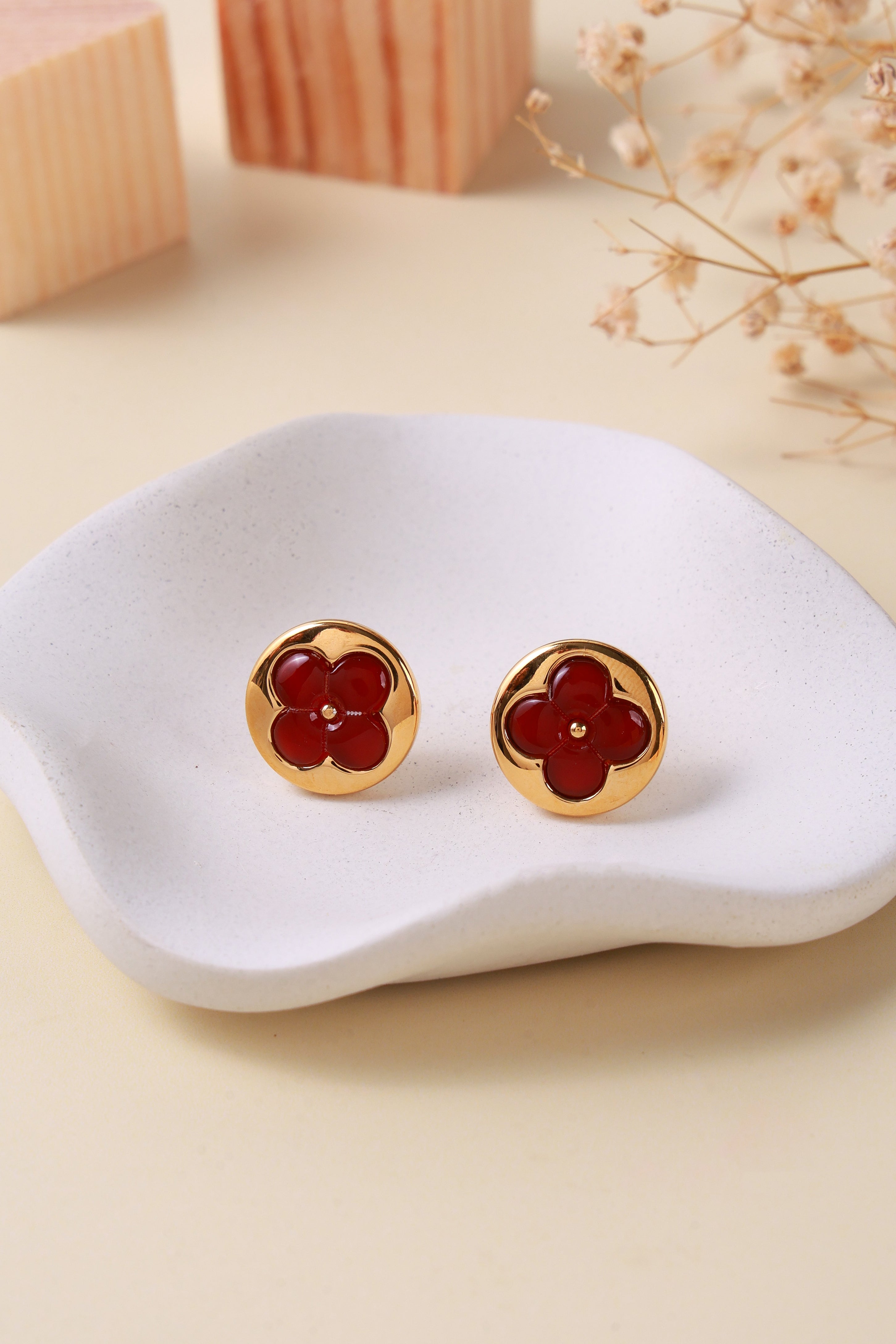 Rosalia Glow Studs