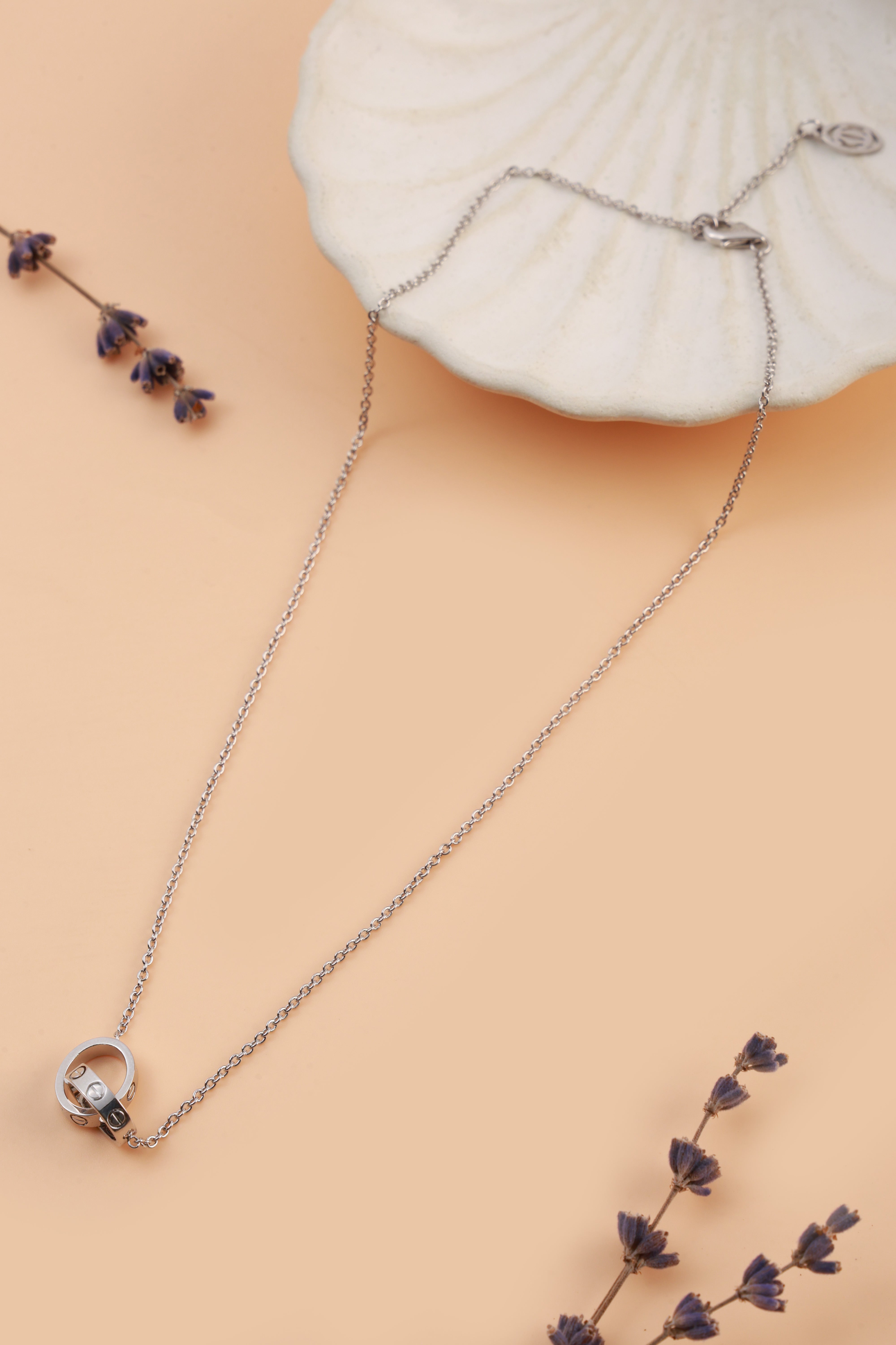 Infinite Silver Spark Neckchain