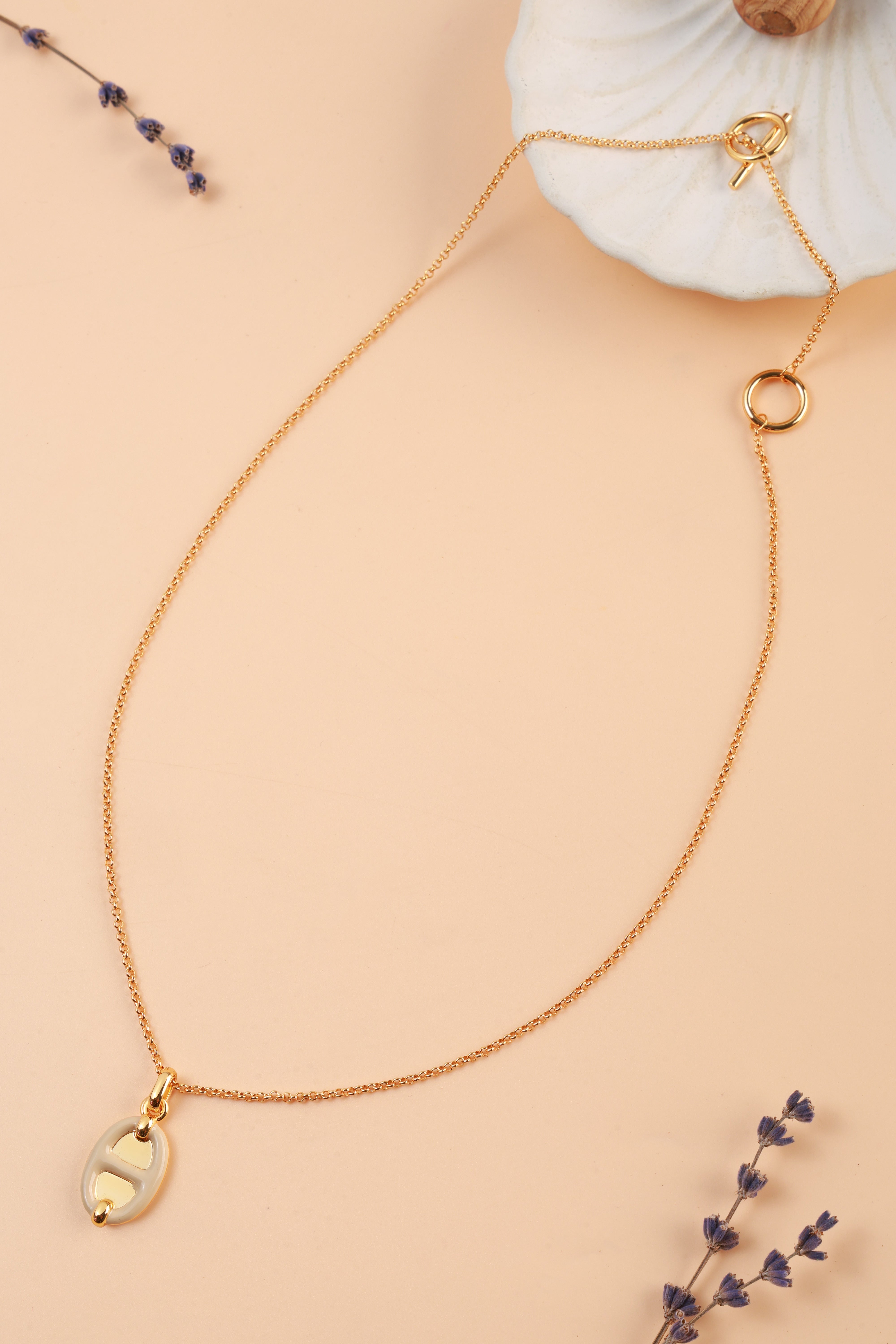 Urban Luxe Beige Neckchain