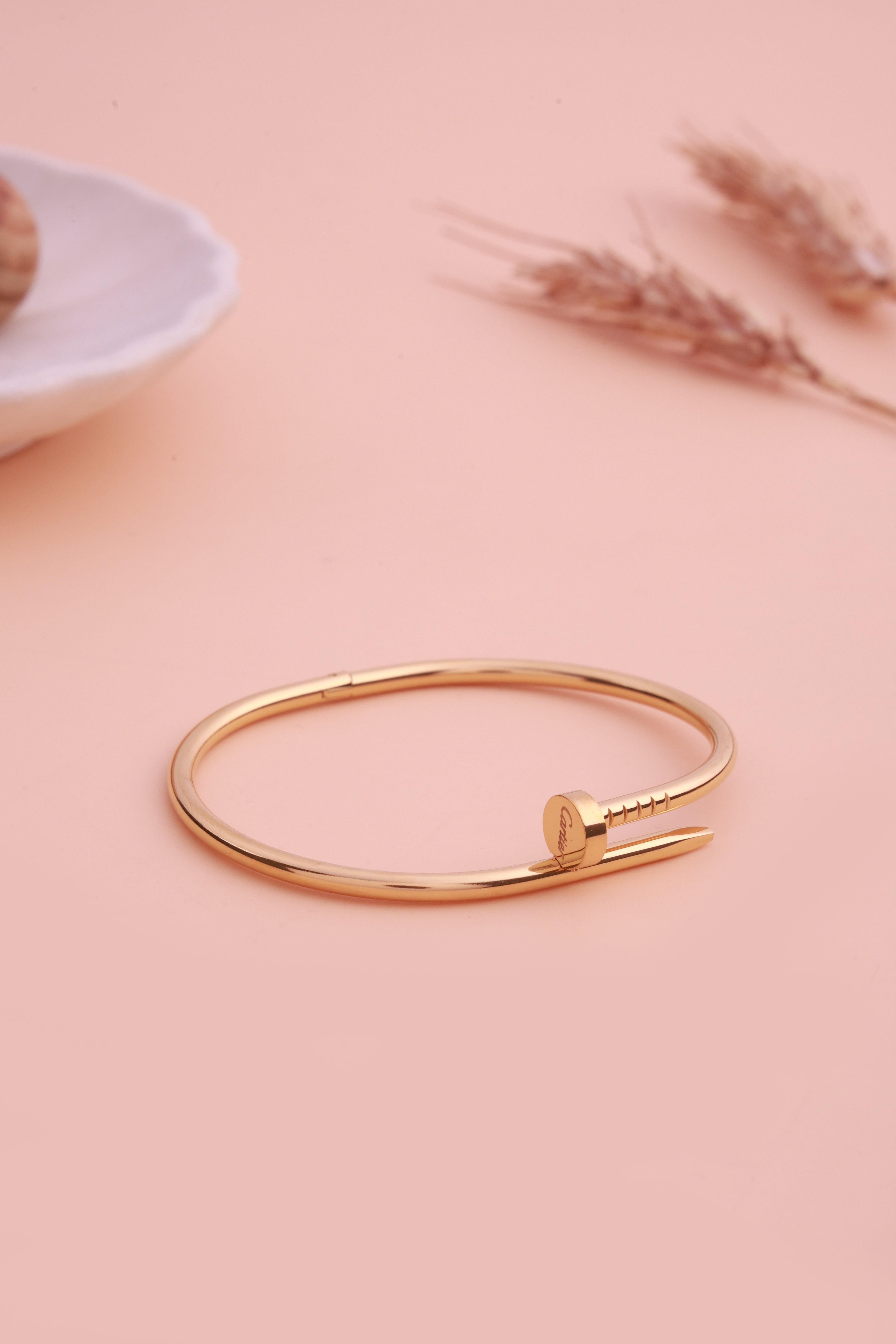 Golden Oval Band Carter Bracelet