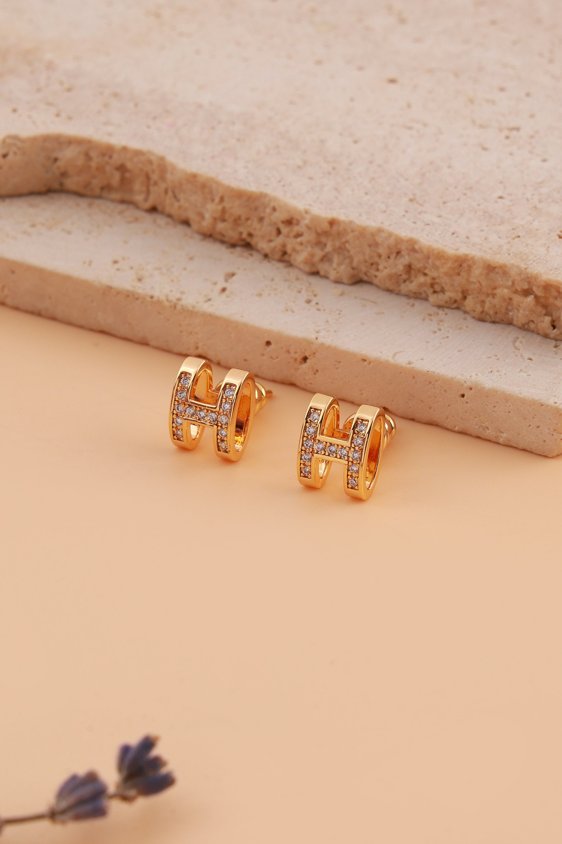Golden Barrel Luxe Studs