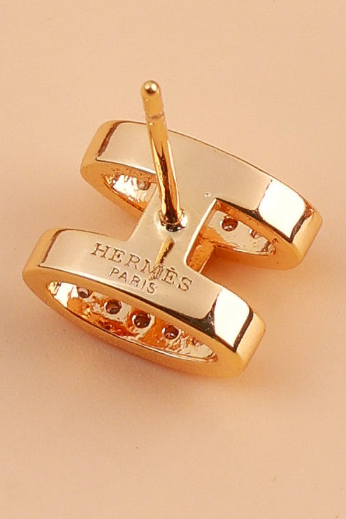 Golden Barrel Luxe Studs