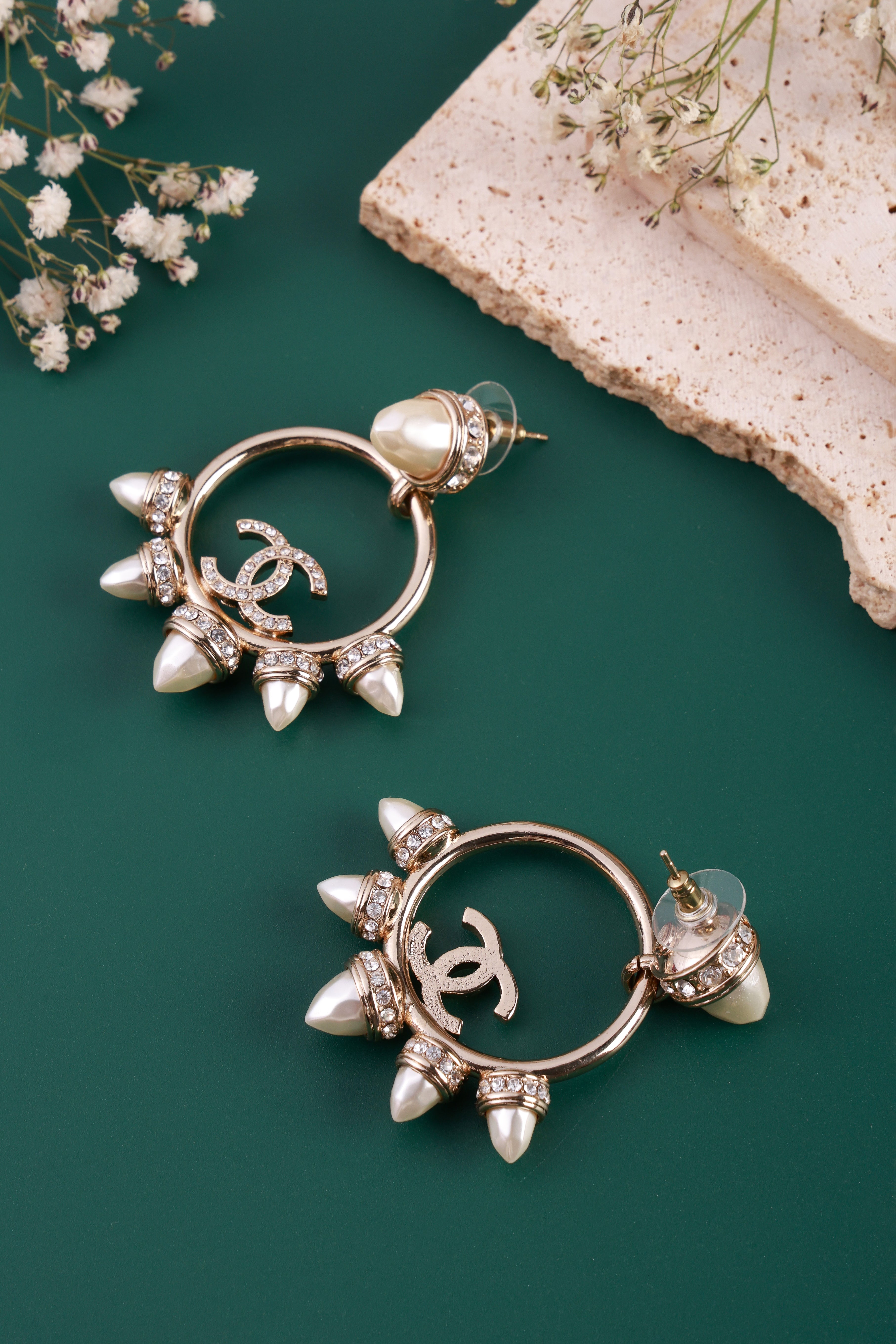 Crystal Crown Earrings