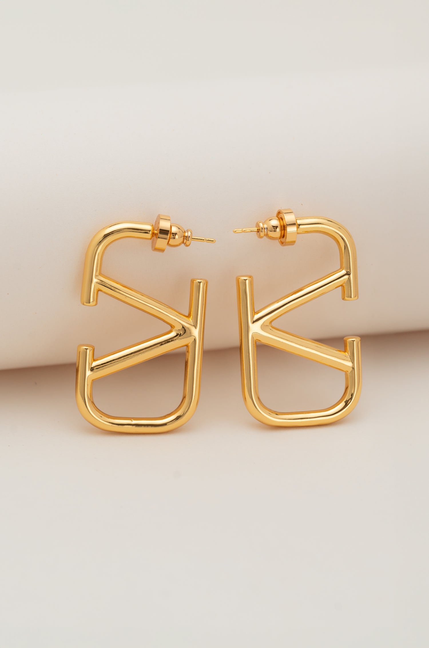 Glistening Gold Earrings