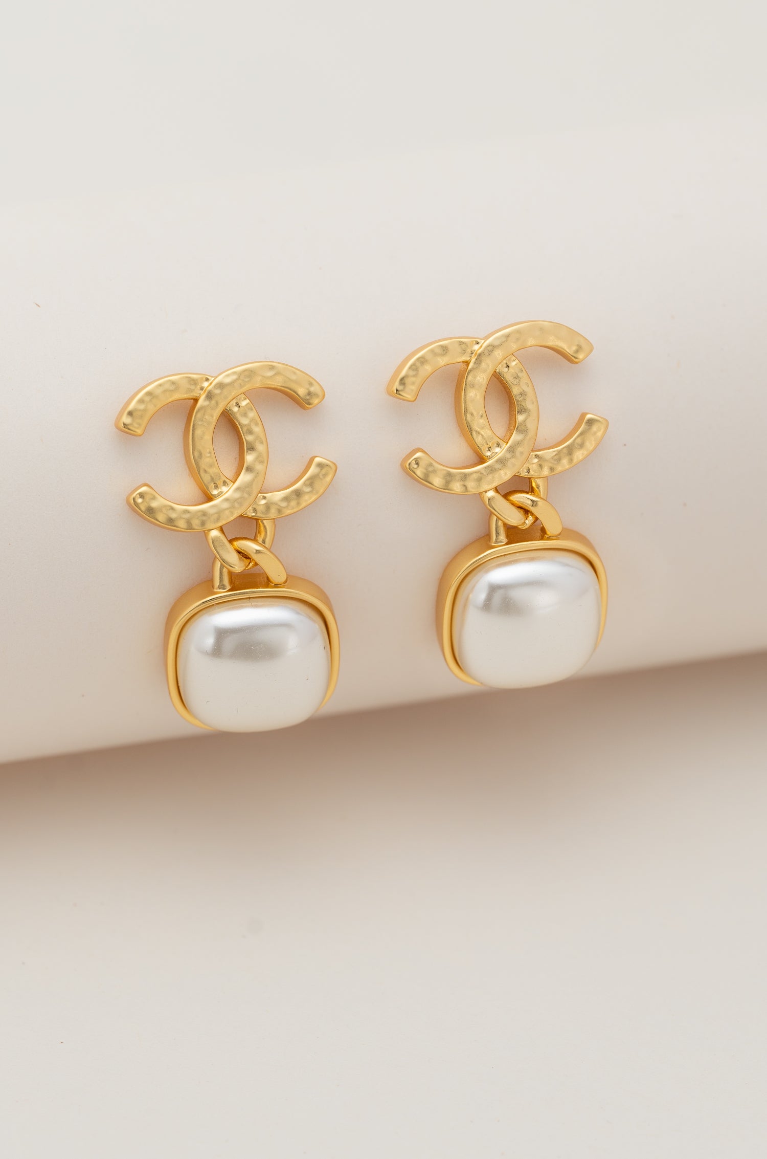 Haloed Pearl Shanel Earrings