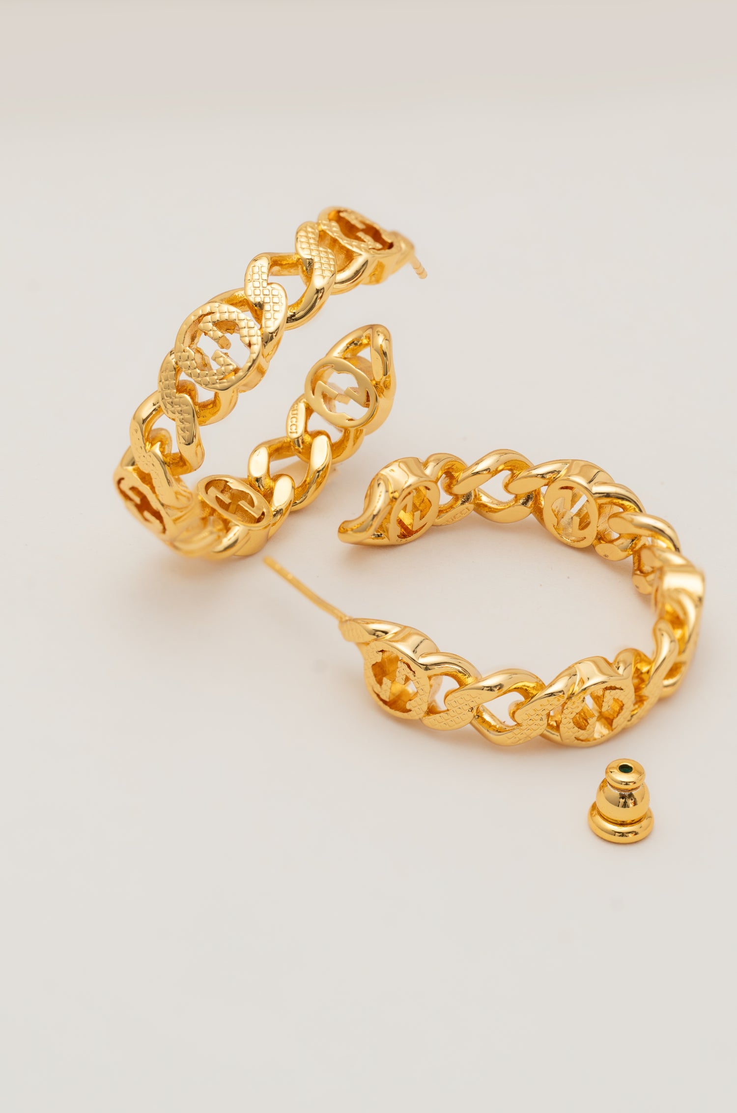 Golden Gleam Guchi Earrings