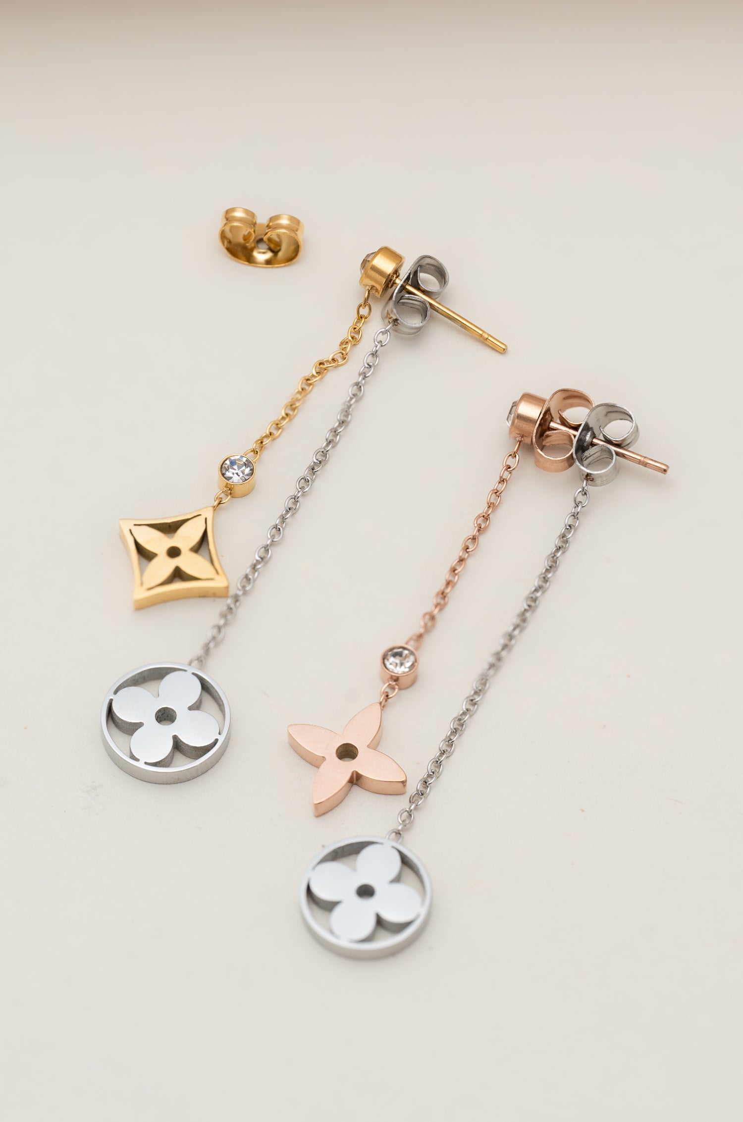 Floral Elvy Drop Earrings