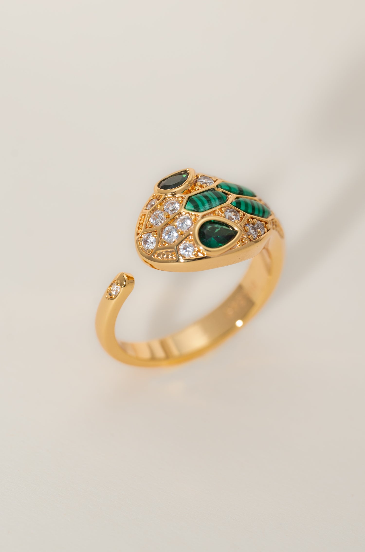 Regal Snake Bulgaree Ring