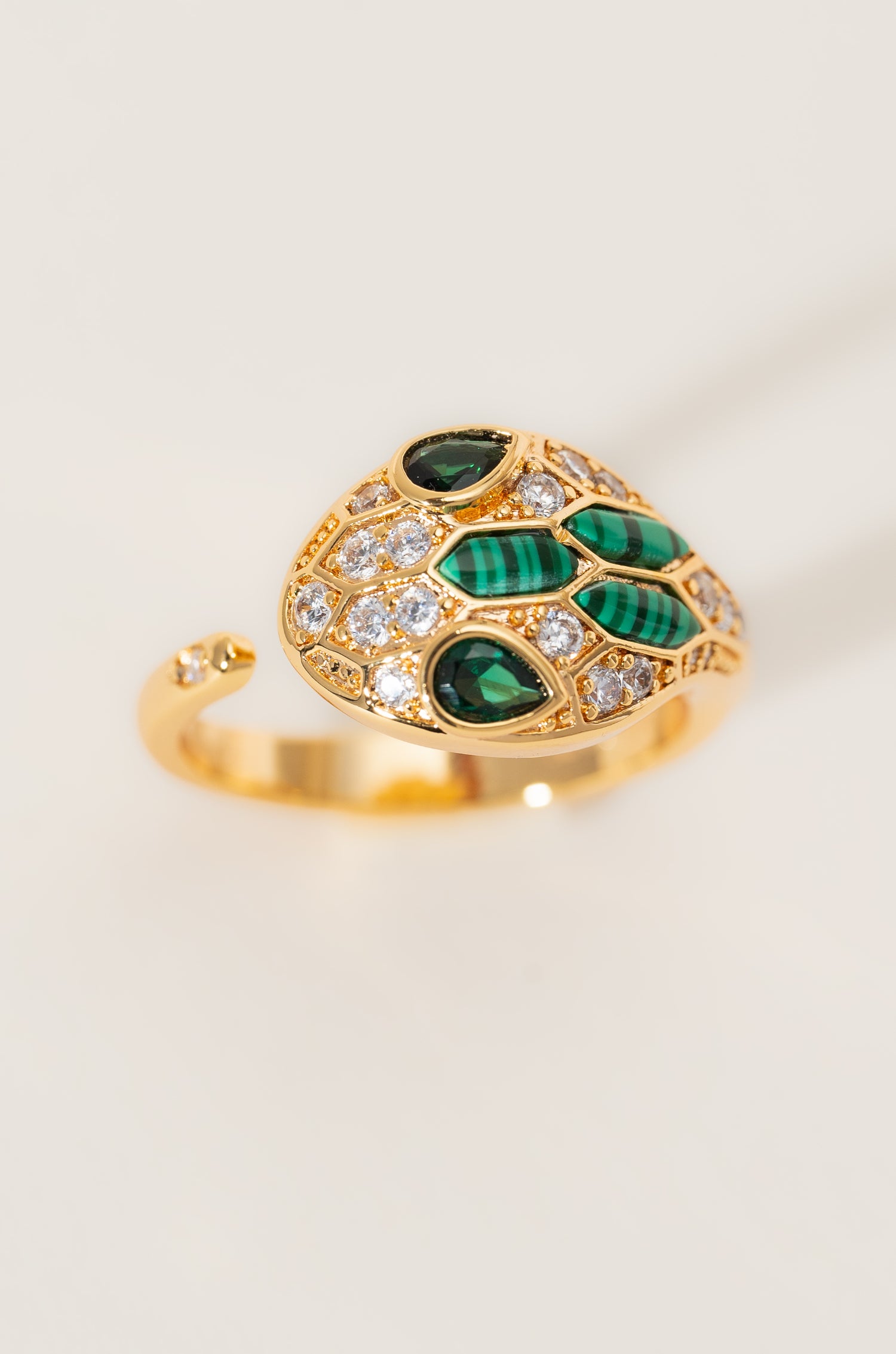 Regal Snake Bulgaree Ring