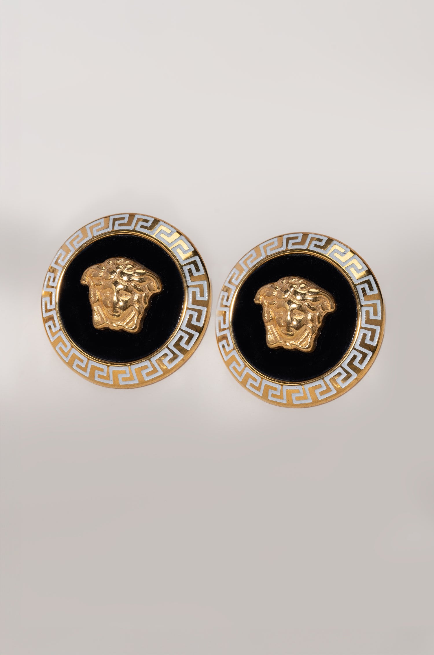 Black Medusa Verche Studs