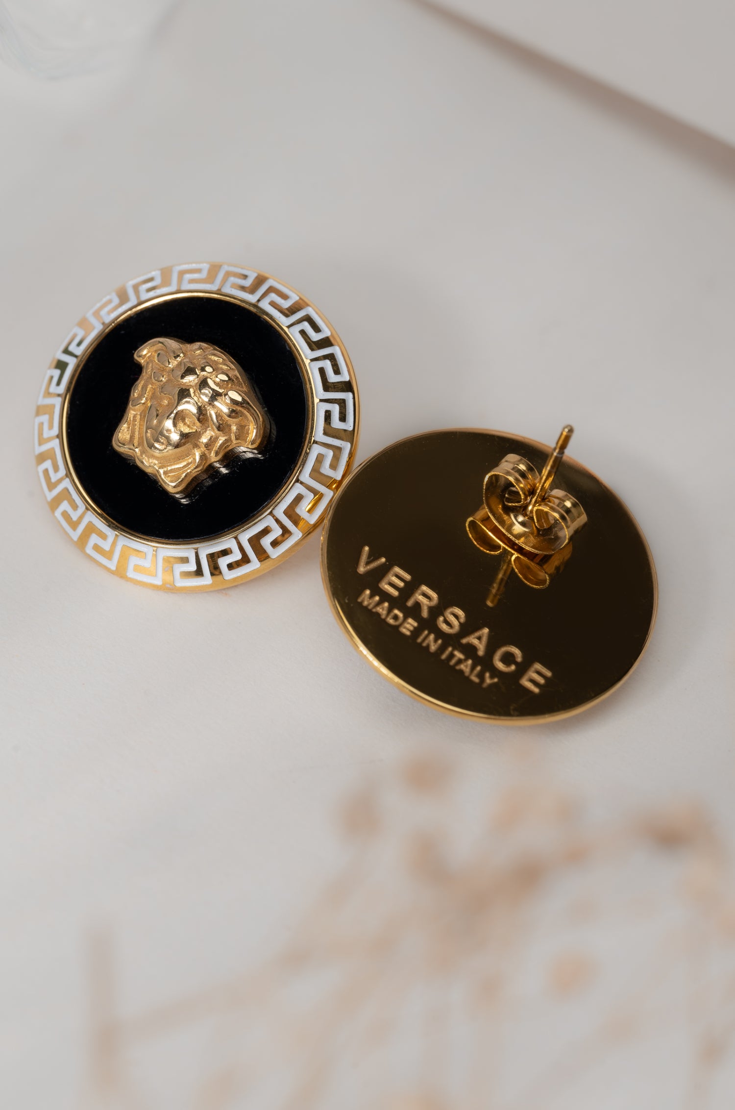 Black Medusa Verche Studs