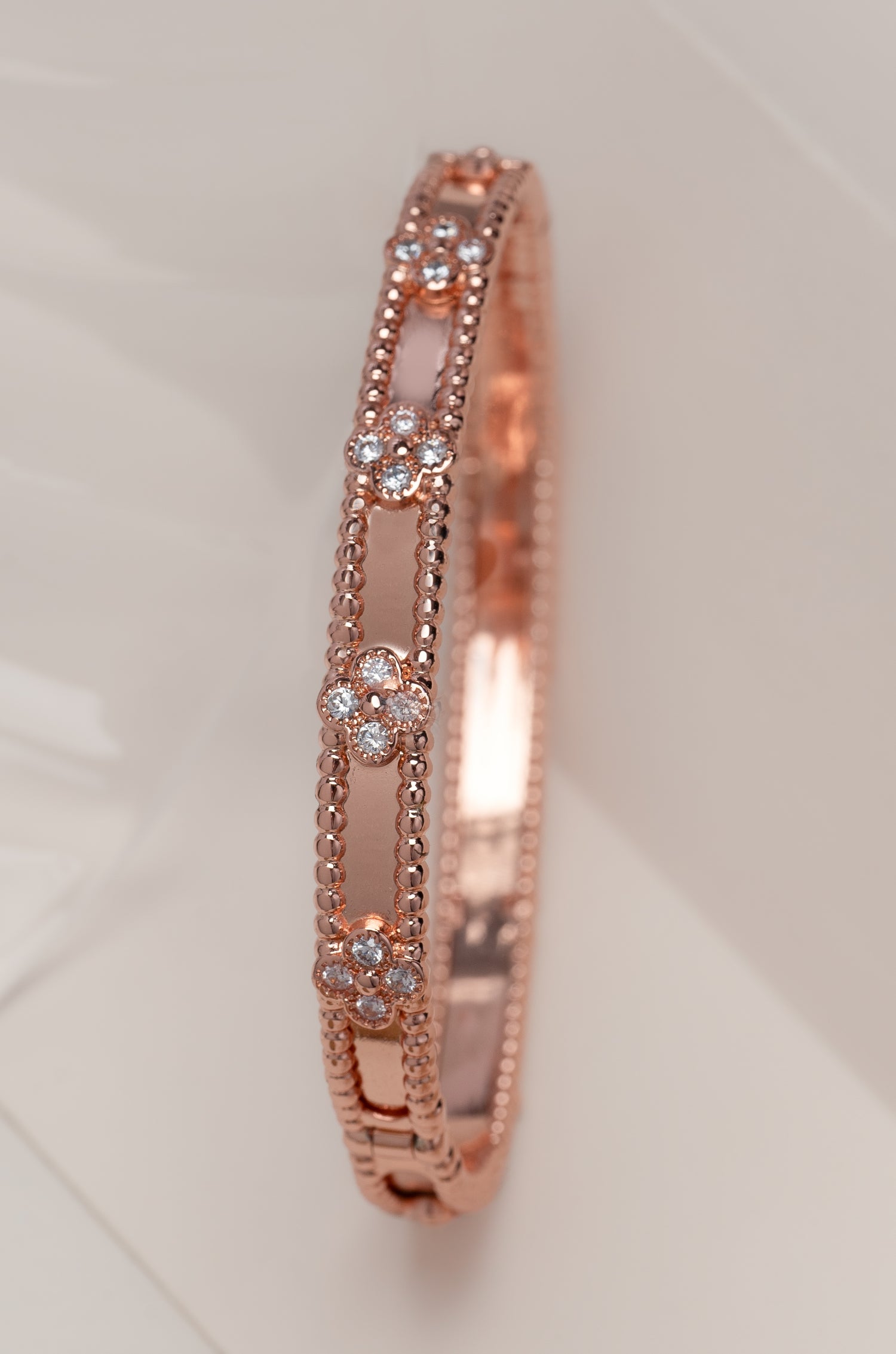 Dazzling Rose Gold Van Chief Bracelet