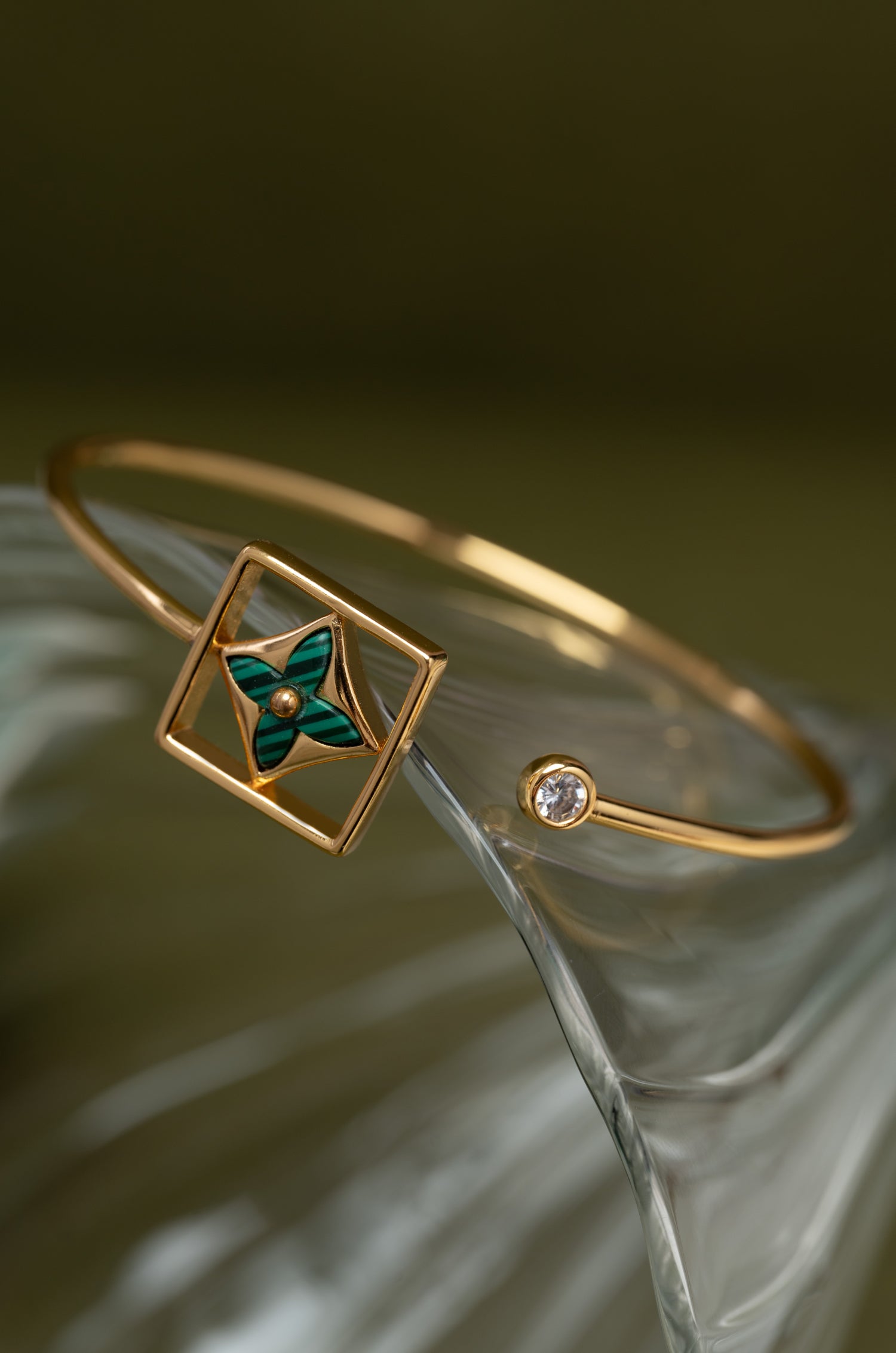 Green & Gold Radiance Elvy Bracelet