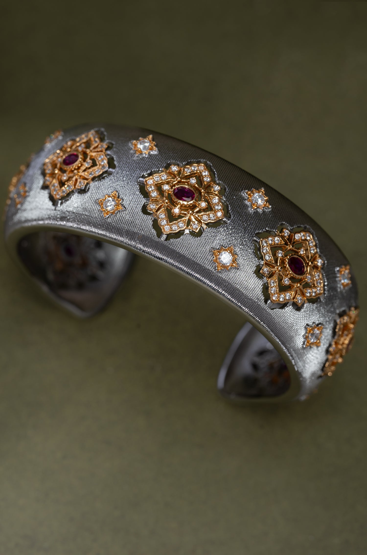 Silver Harmony Cuff Buccell Bracelet
