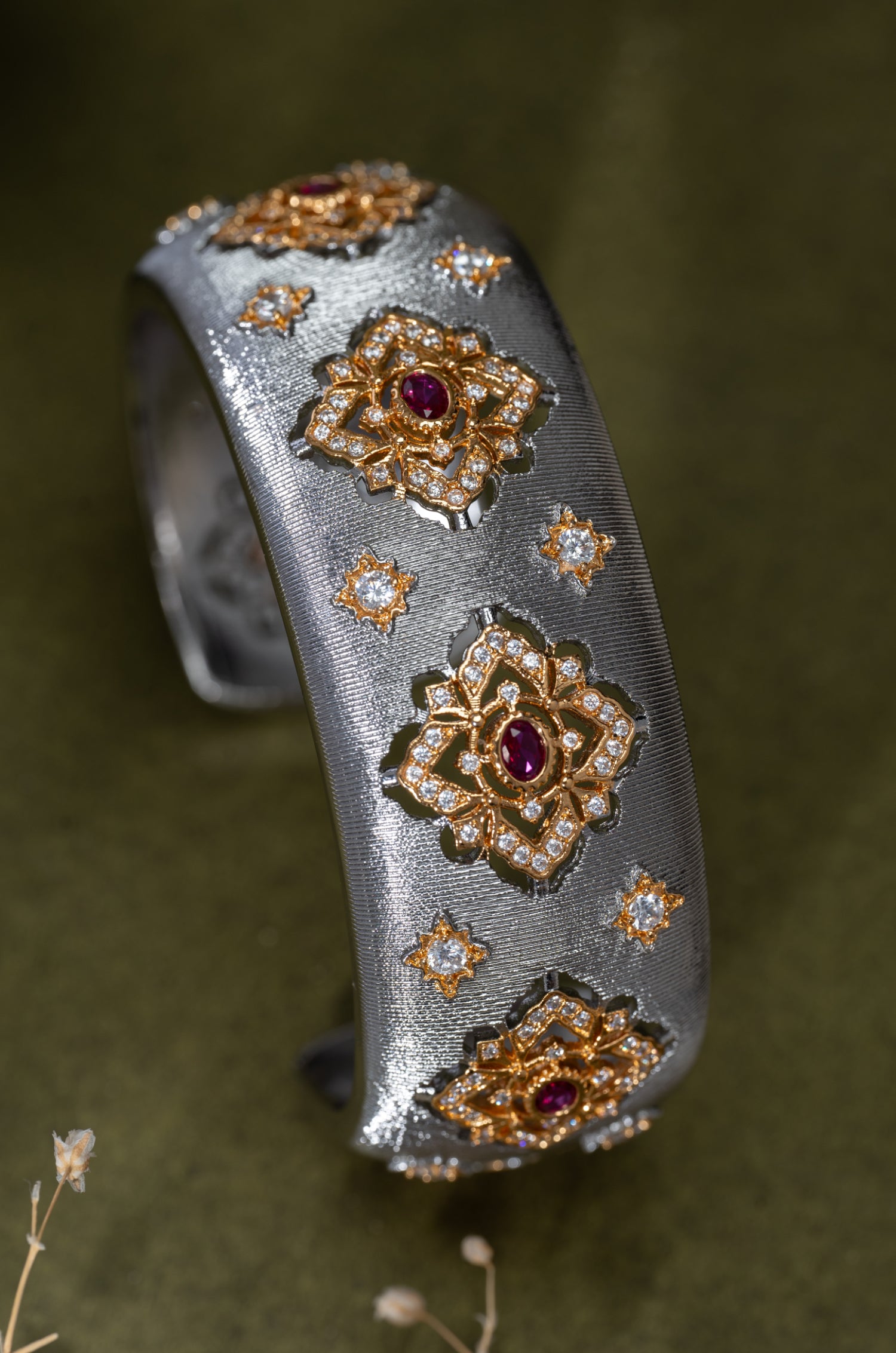 Silver Harmony Cuff Buccell Bracelet