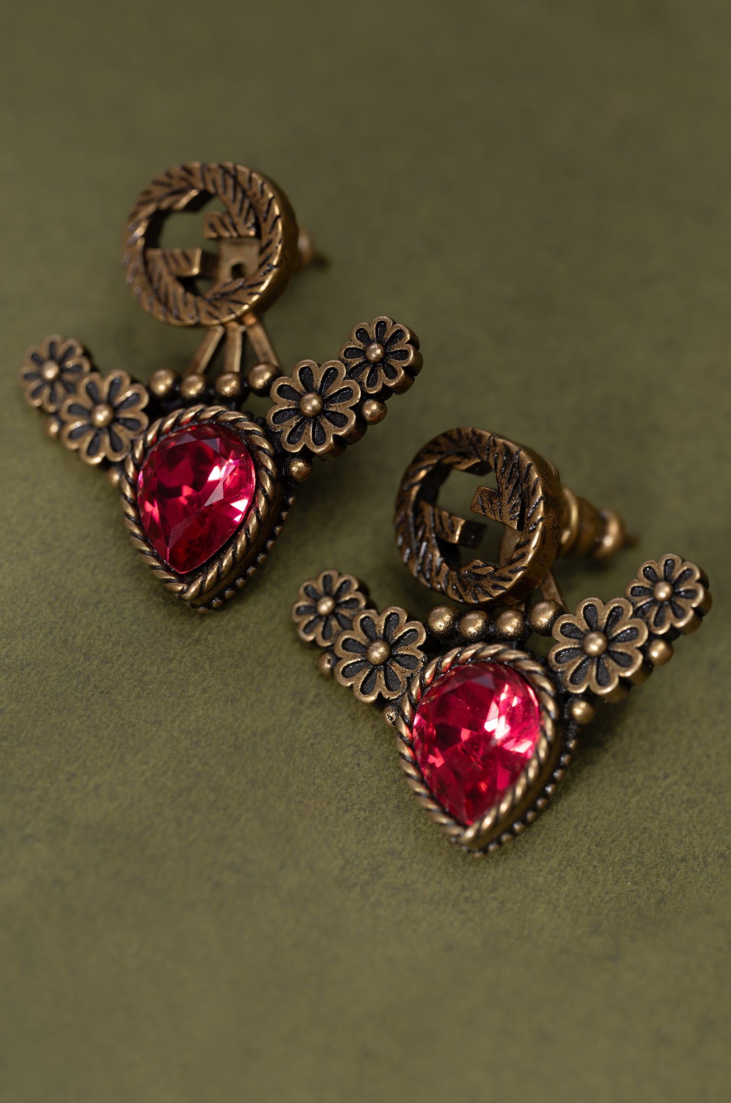 Cherry Blossom Guchi Earrings