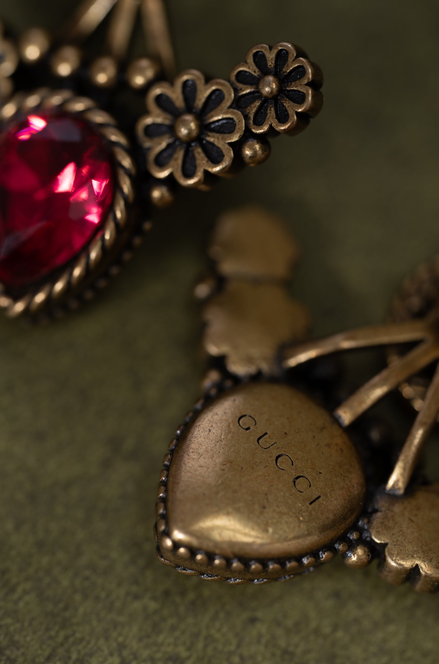 Cherry Blossom Guchi Earrings