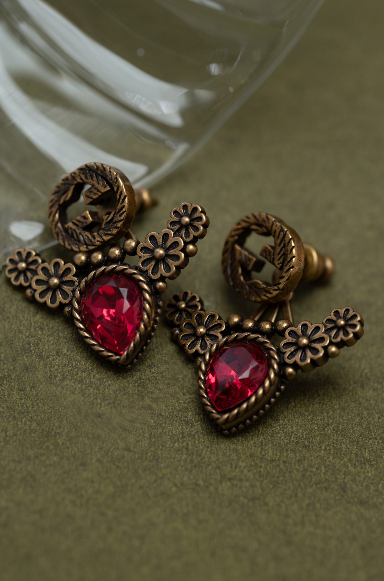 Cherry Blossom Guchi Earrings