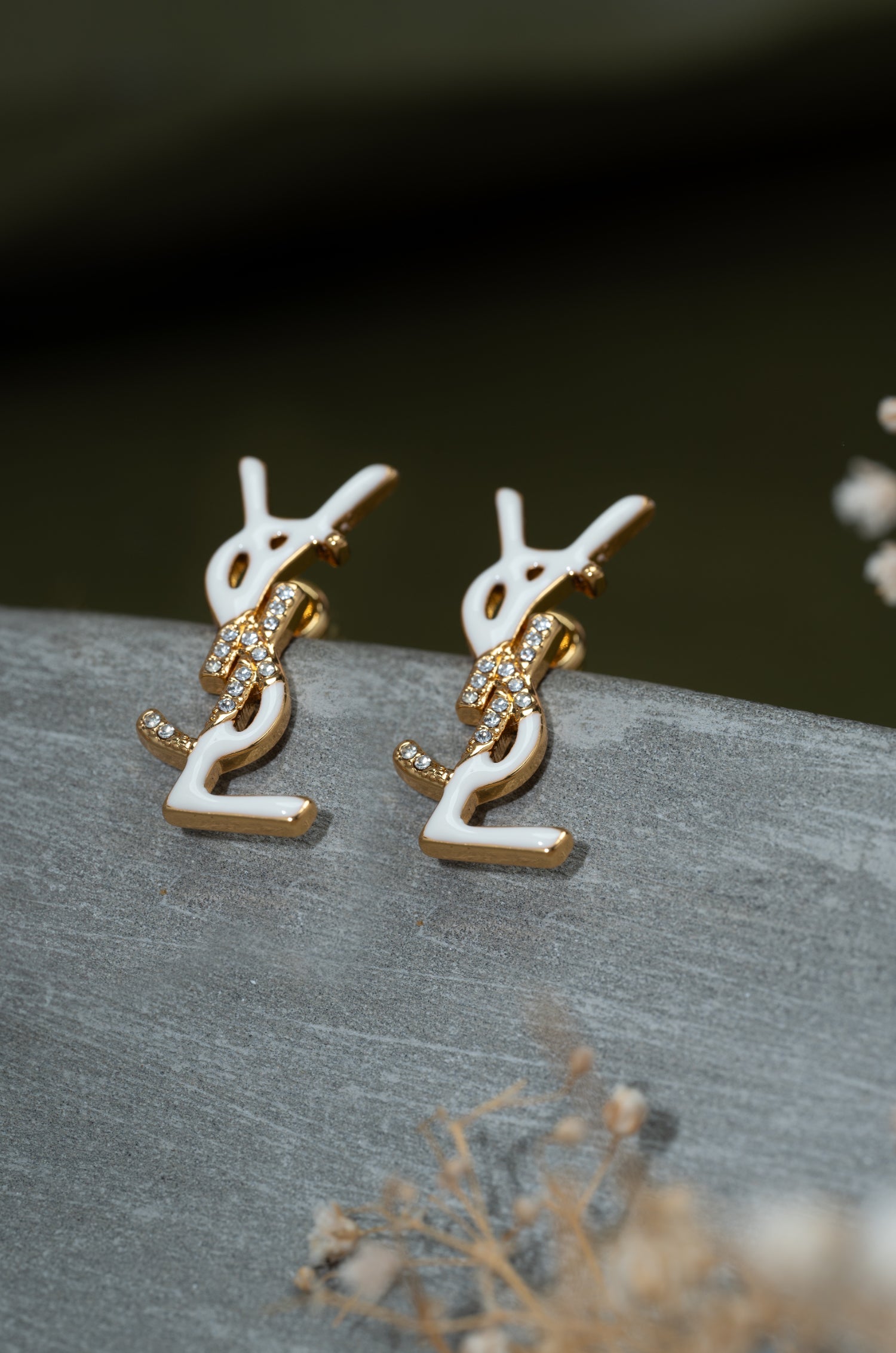 Vintage Yes Saint Laue Earrings