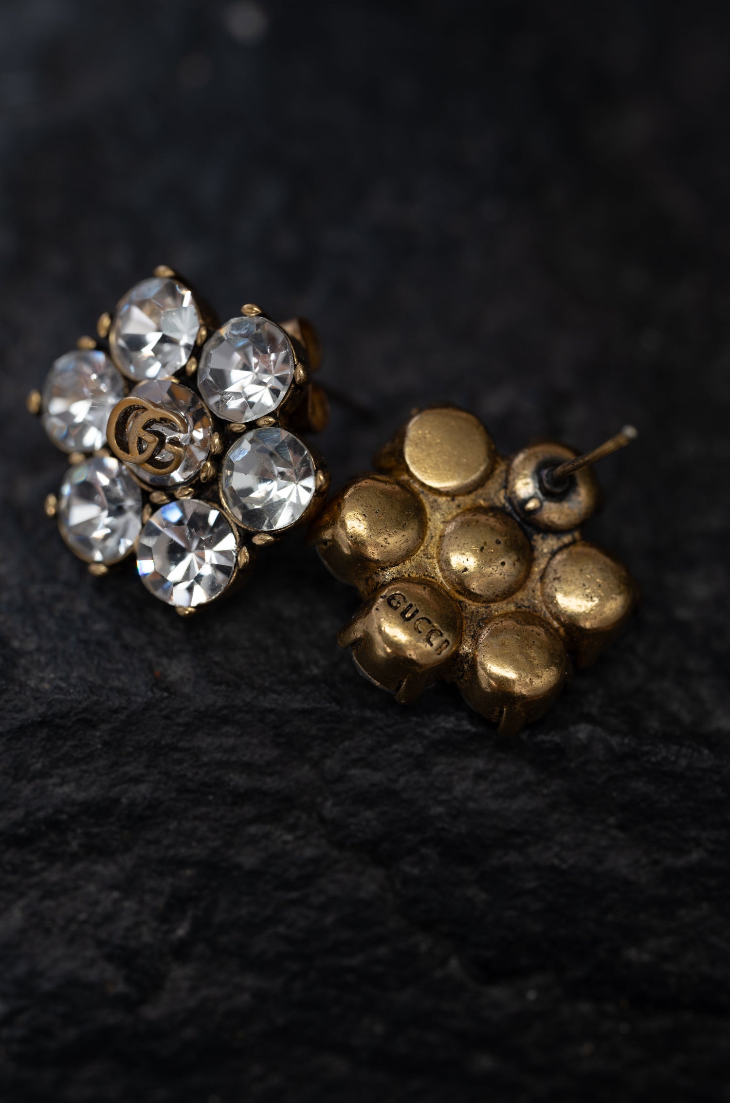 Shimmering Petal Guchi Studs