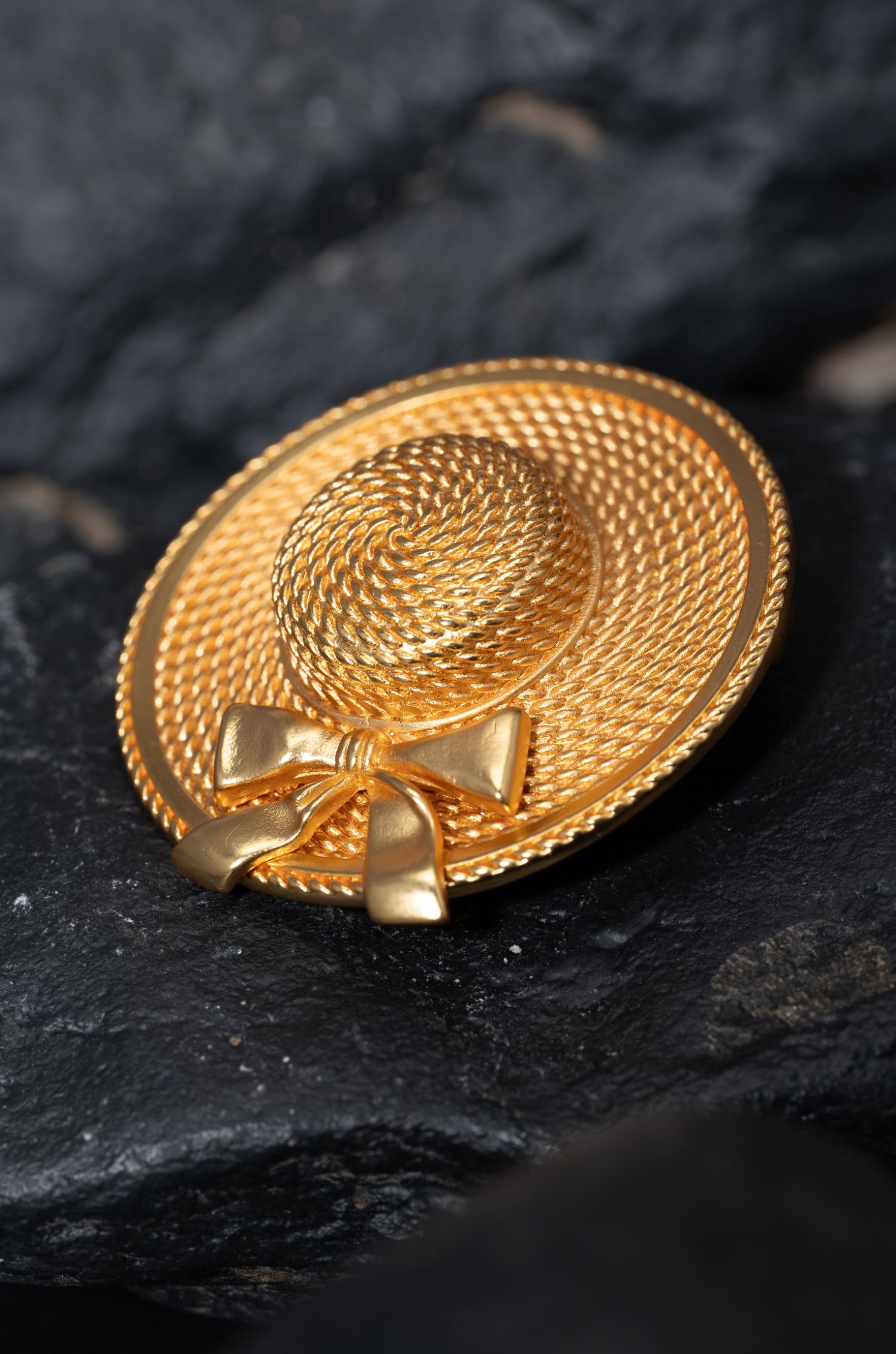 Golden Charm Shanel Brooch