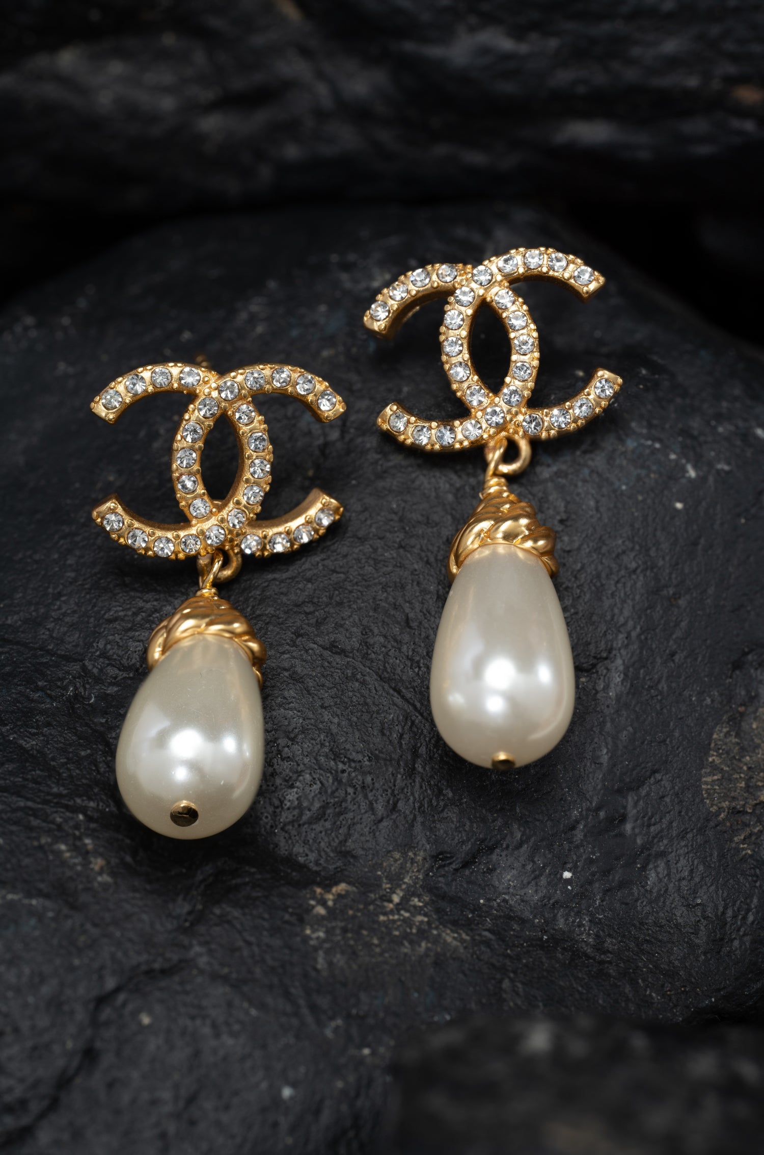 CC Drop Shanel Earrings