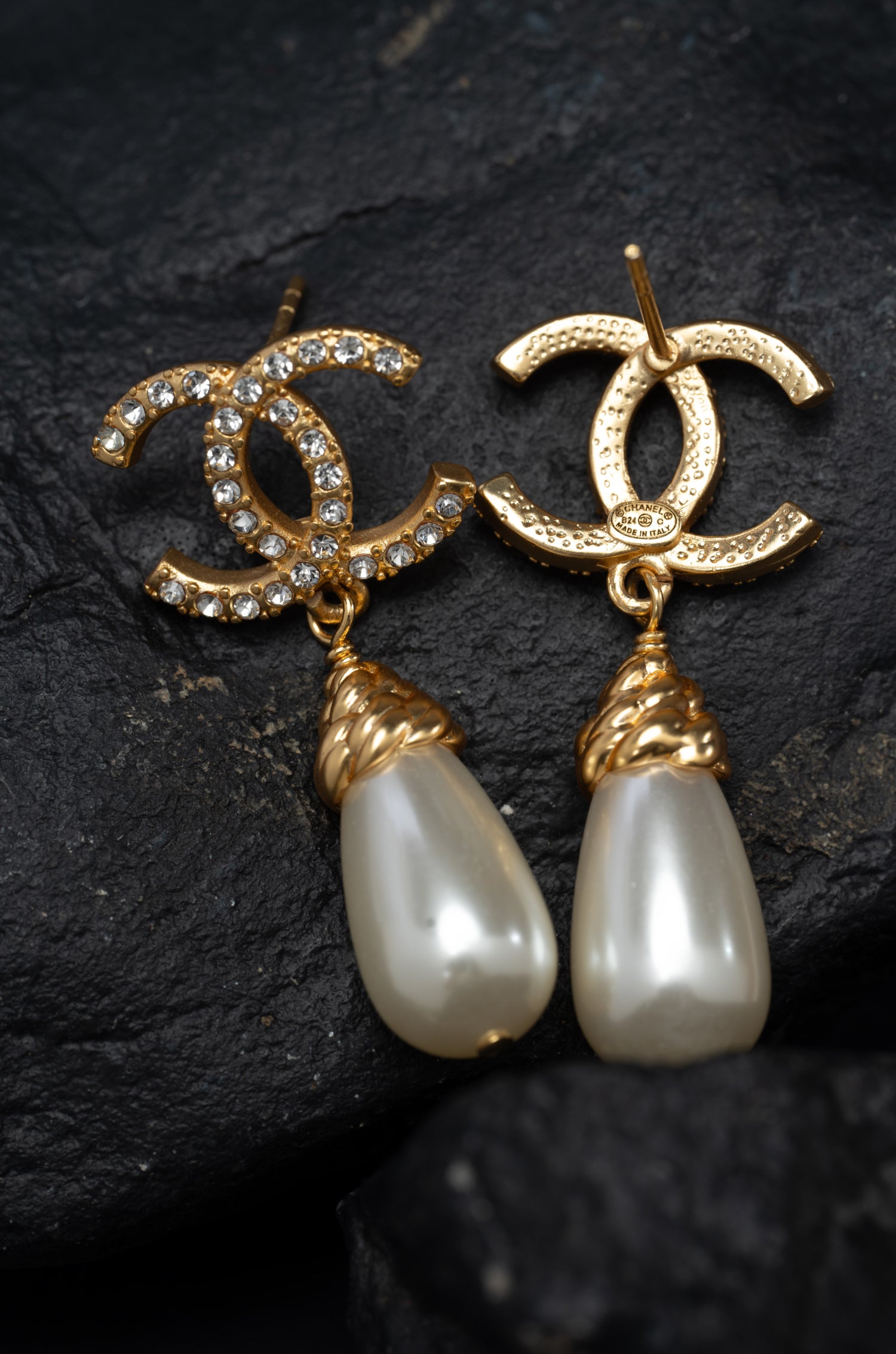 CC Drop Shanel Earrings