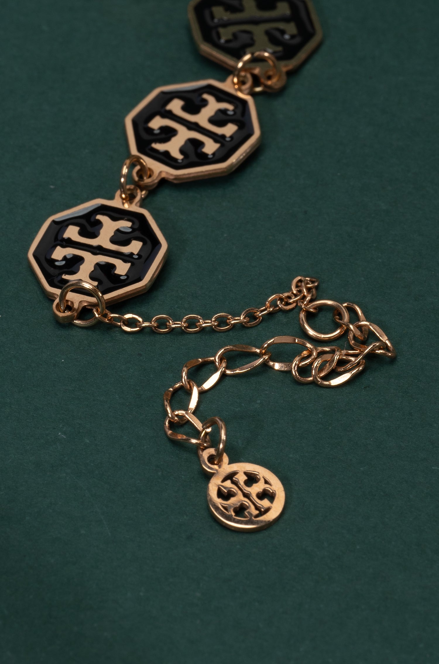 Monochrome Glam Gold Tori Bunch Bracelet