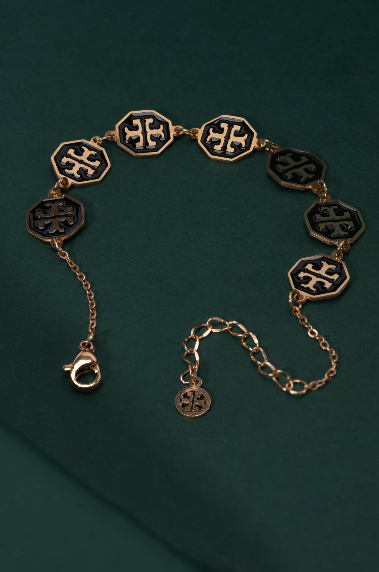 Monochrome Glam Gold Tori Bunch Bracelet