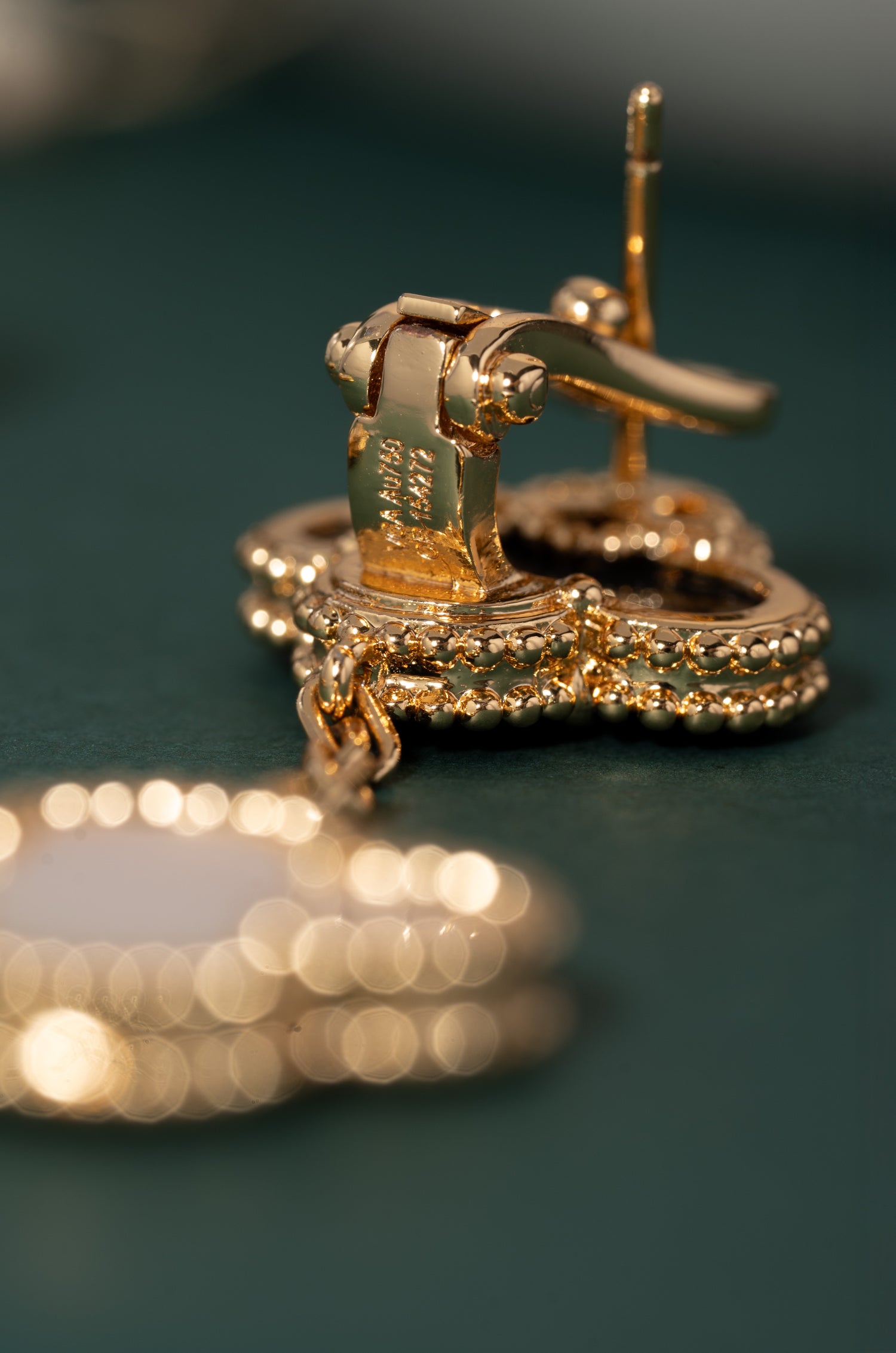 Noir Blossom Earrings