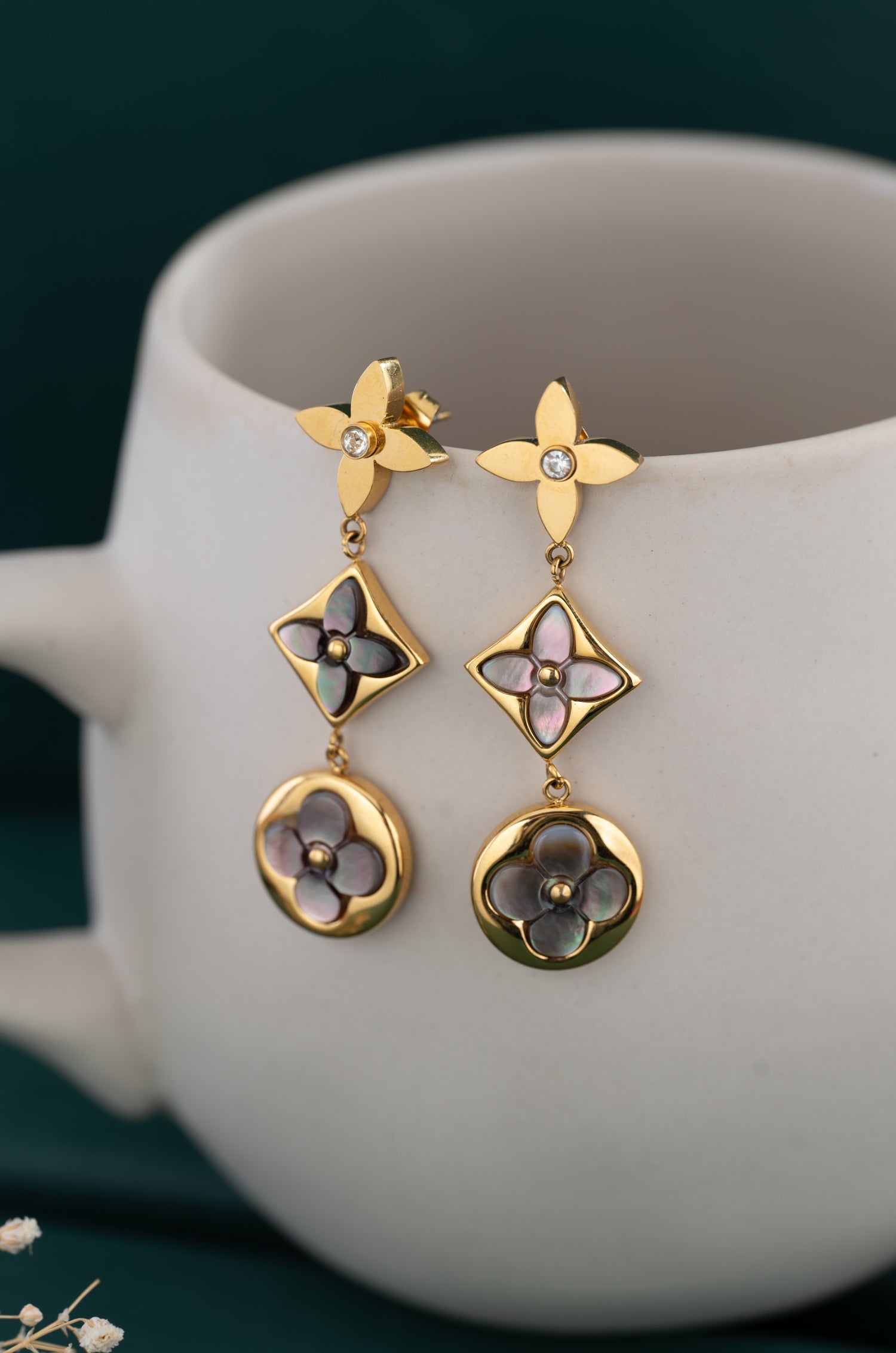 Floral Dangle Earrings
