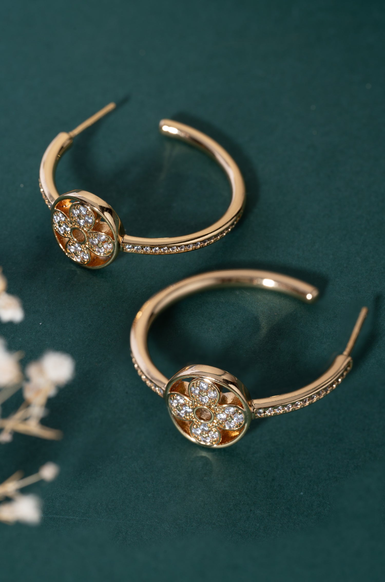 Opulent Circle Earrings