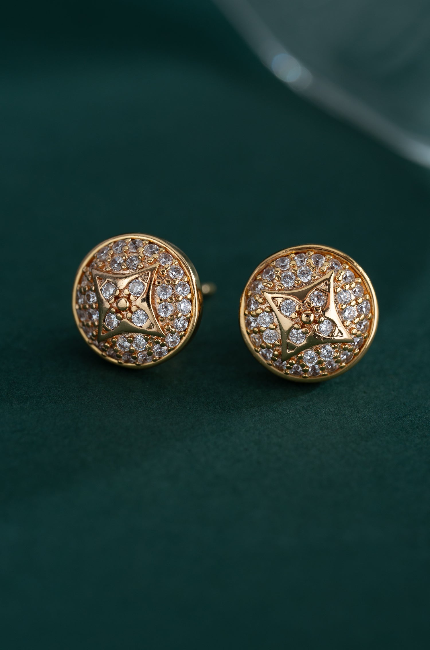 Golden Radiance Elvy Studs