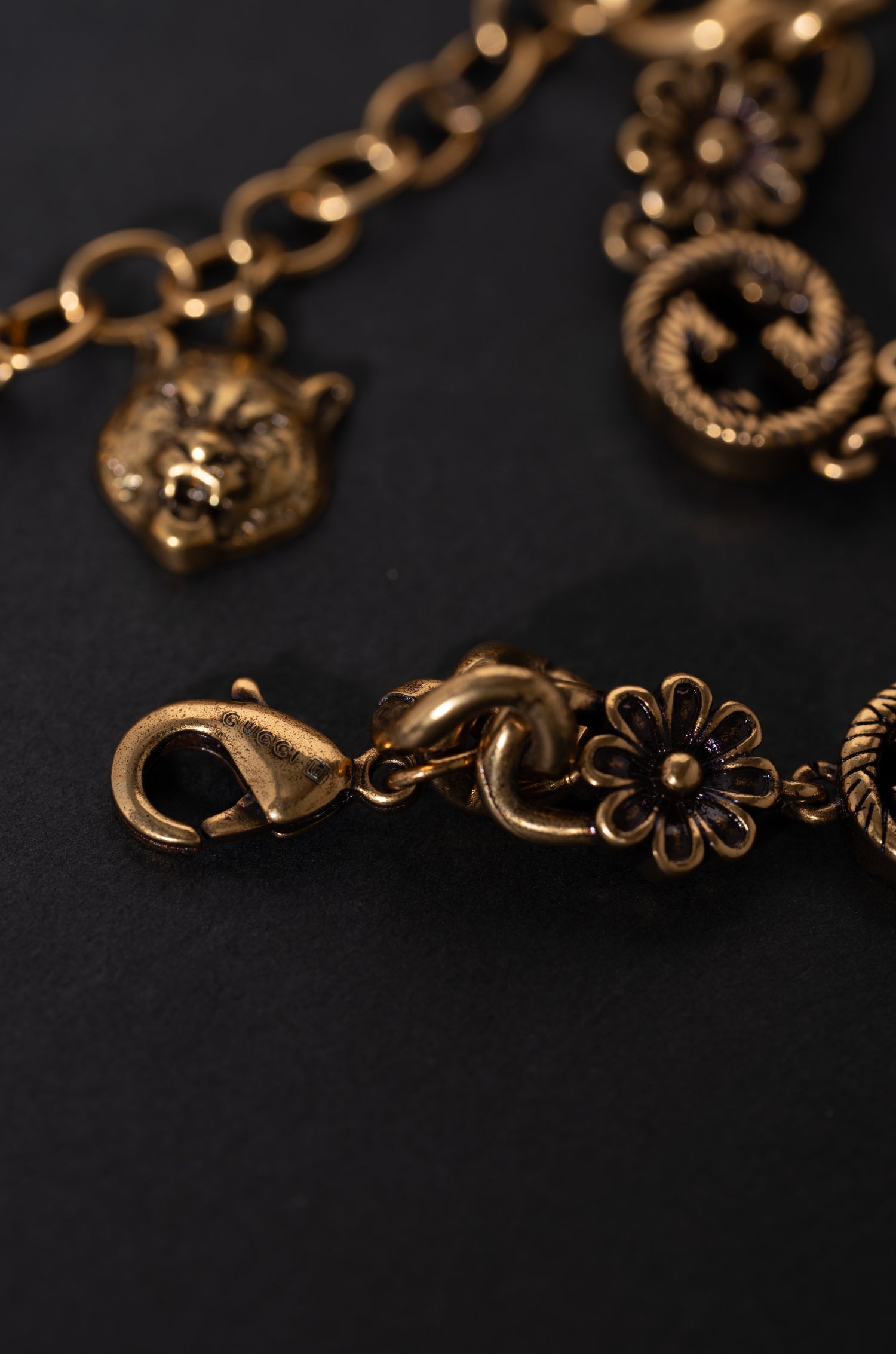 Pink Dream Gold Guchi Bracelet