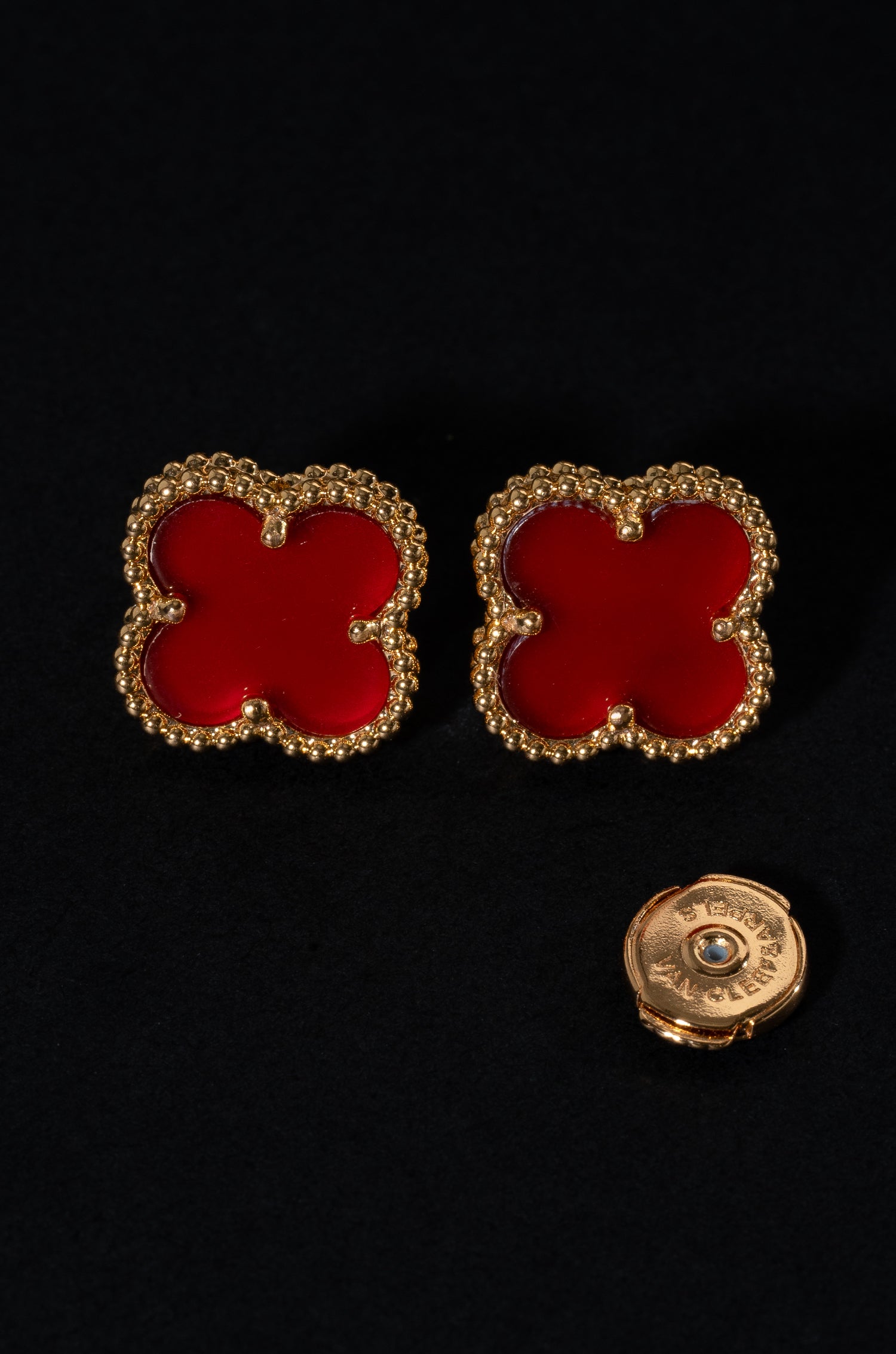Red Petal Charms Van Chief Studs