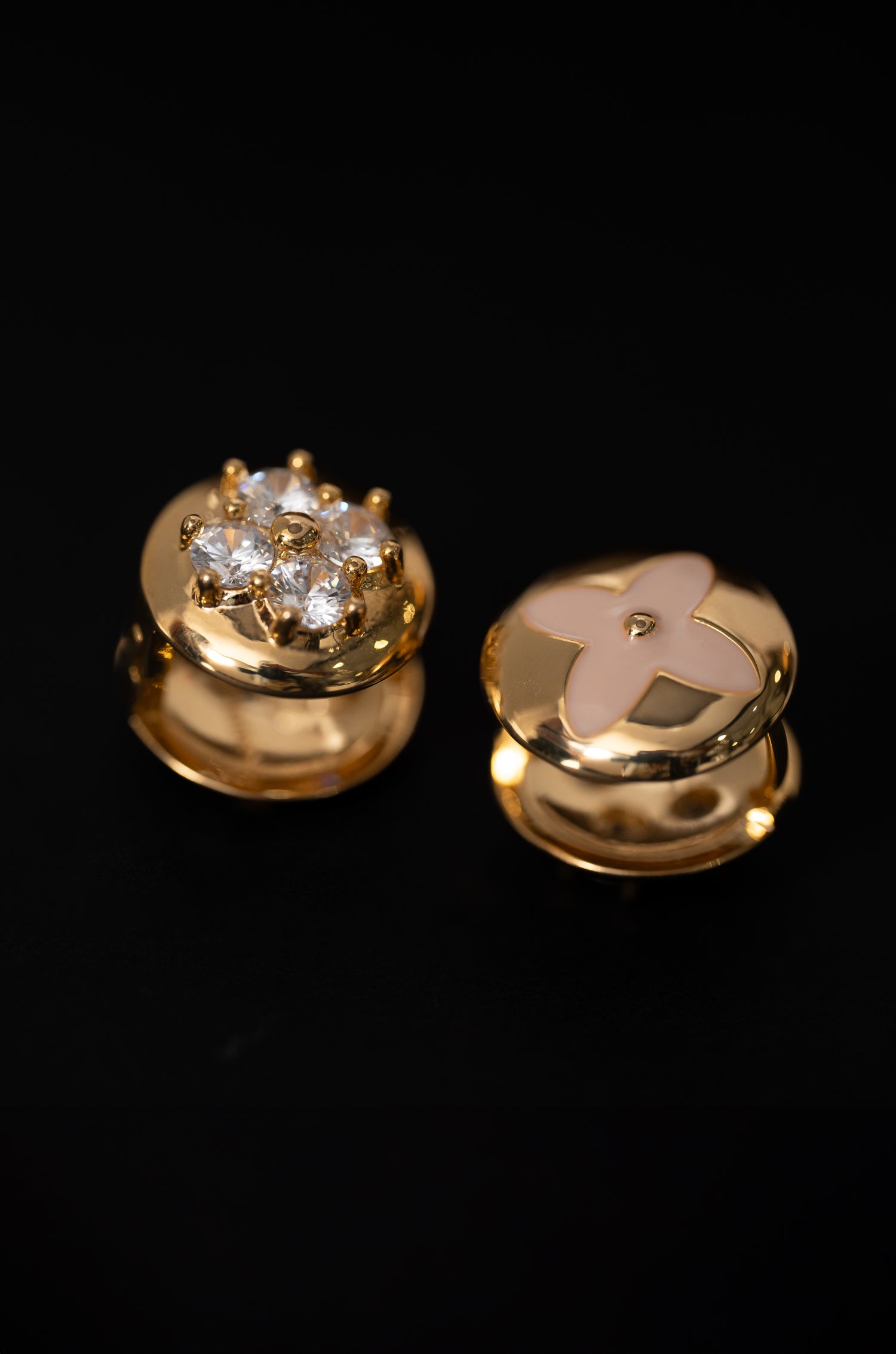 Golden Floral Elvy Studs