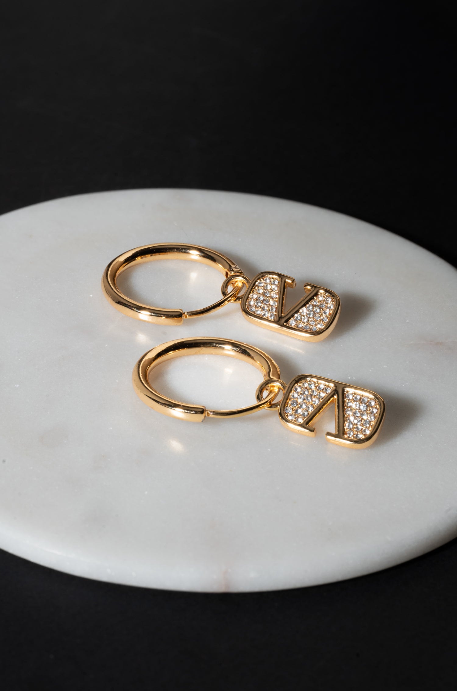 Golden Glimmer Earrings