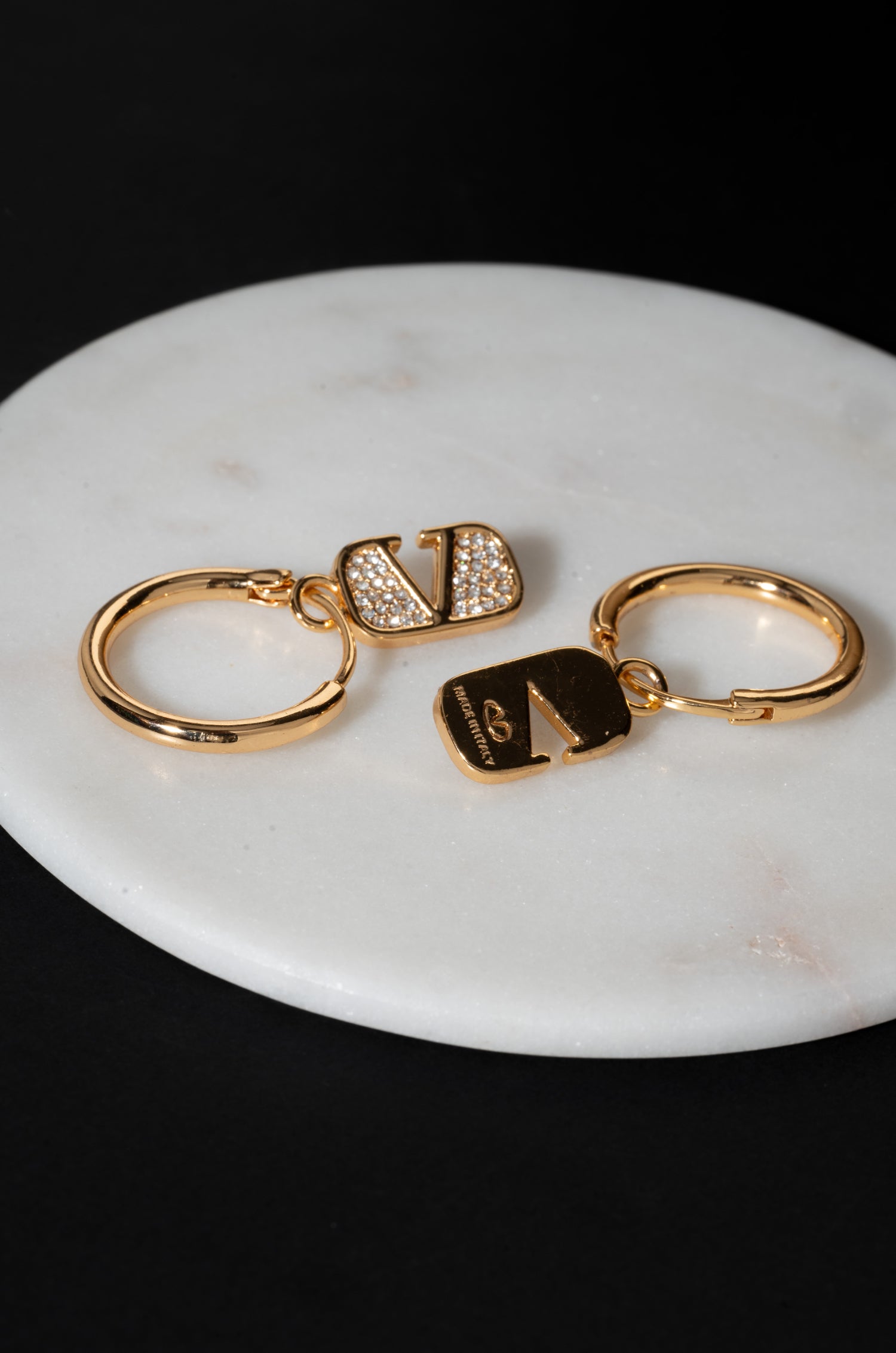 Golden Glimmer Earrings