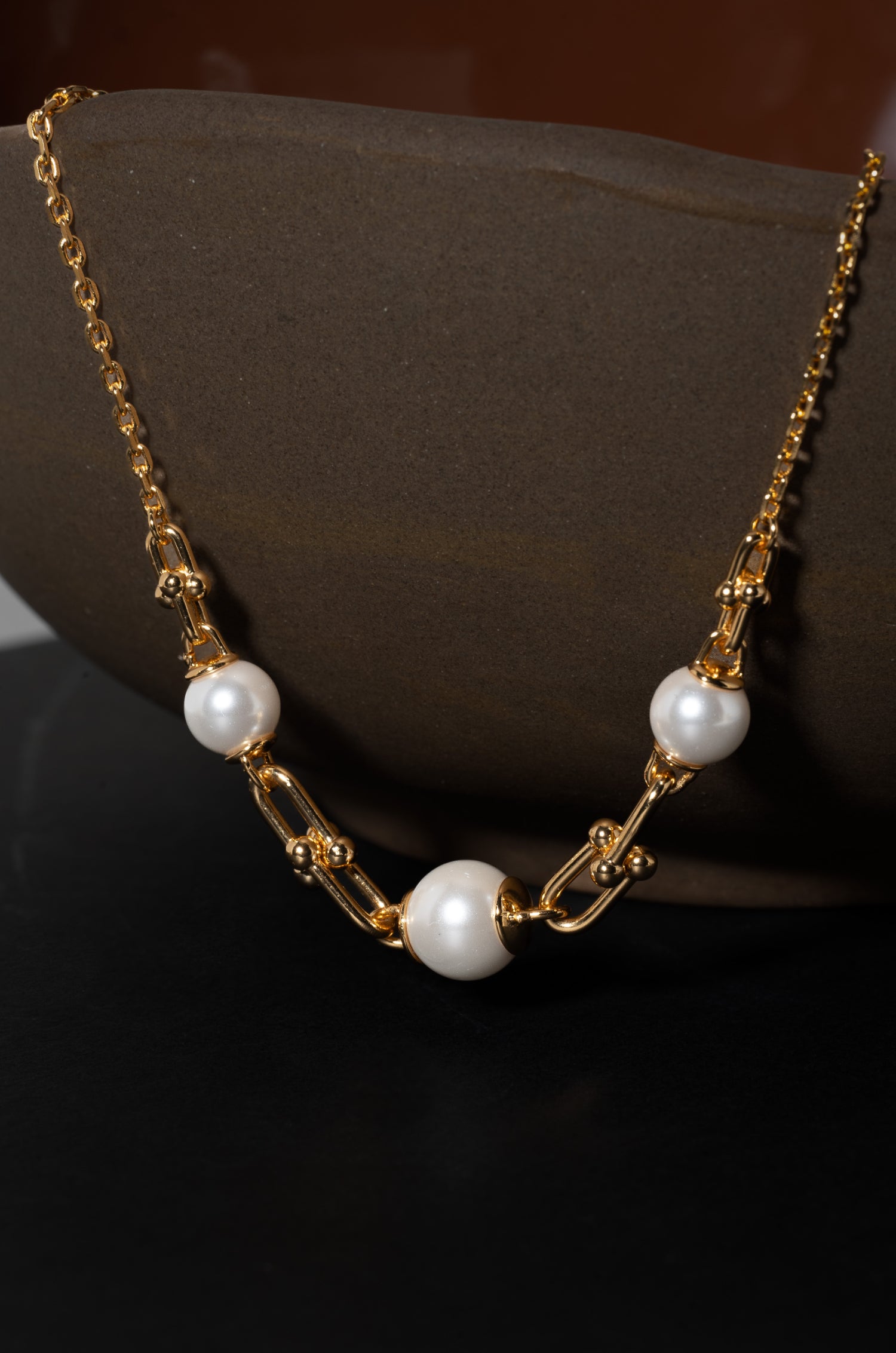 Trio Pearl Celone Neckchain