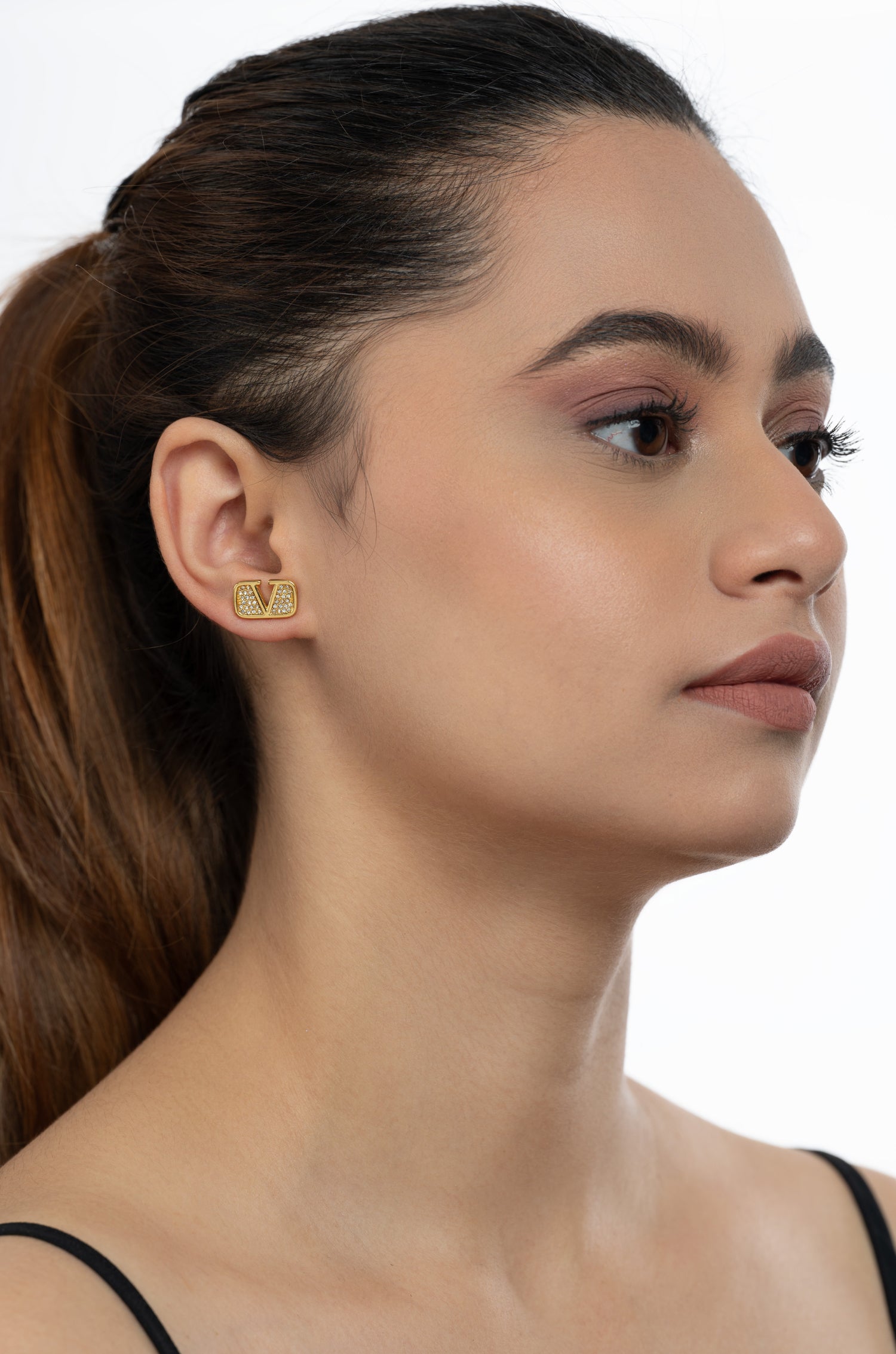 Shimmering Valentine Studs