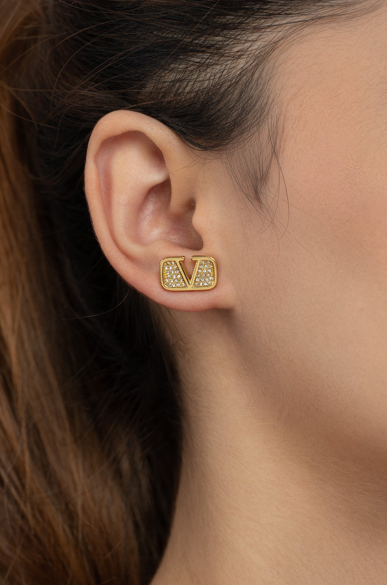 Shimmering Valentine Studs