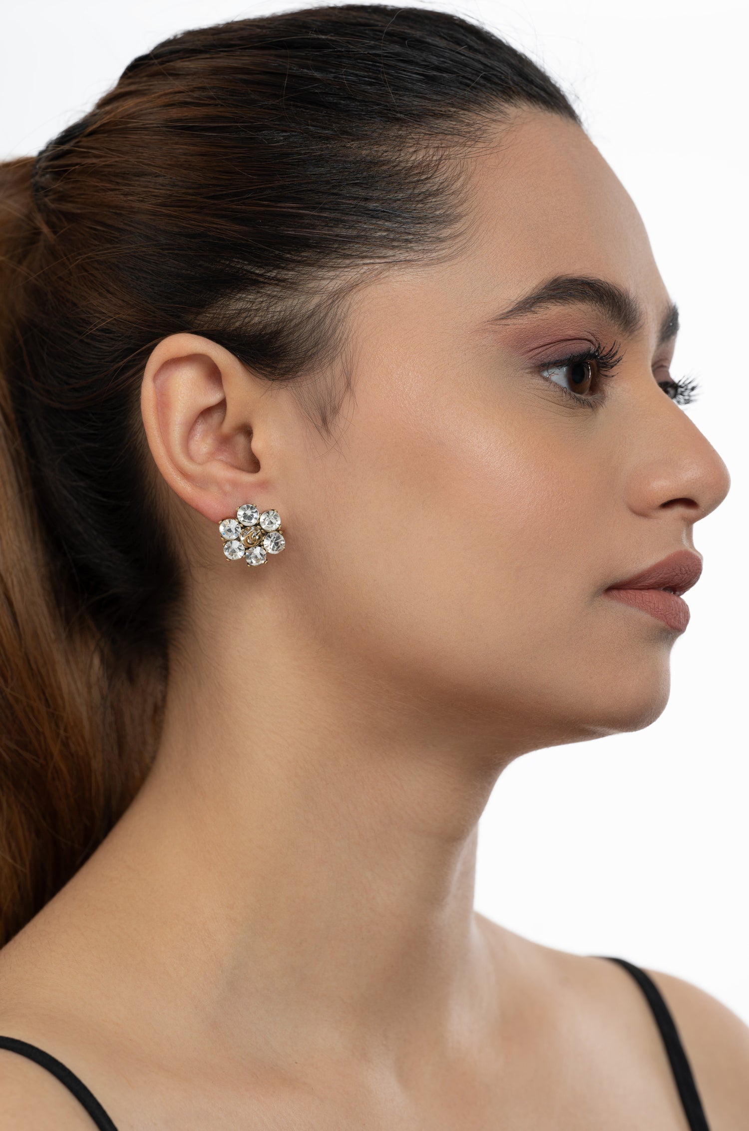 Shimmering Petal Guchi Studs
