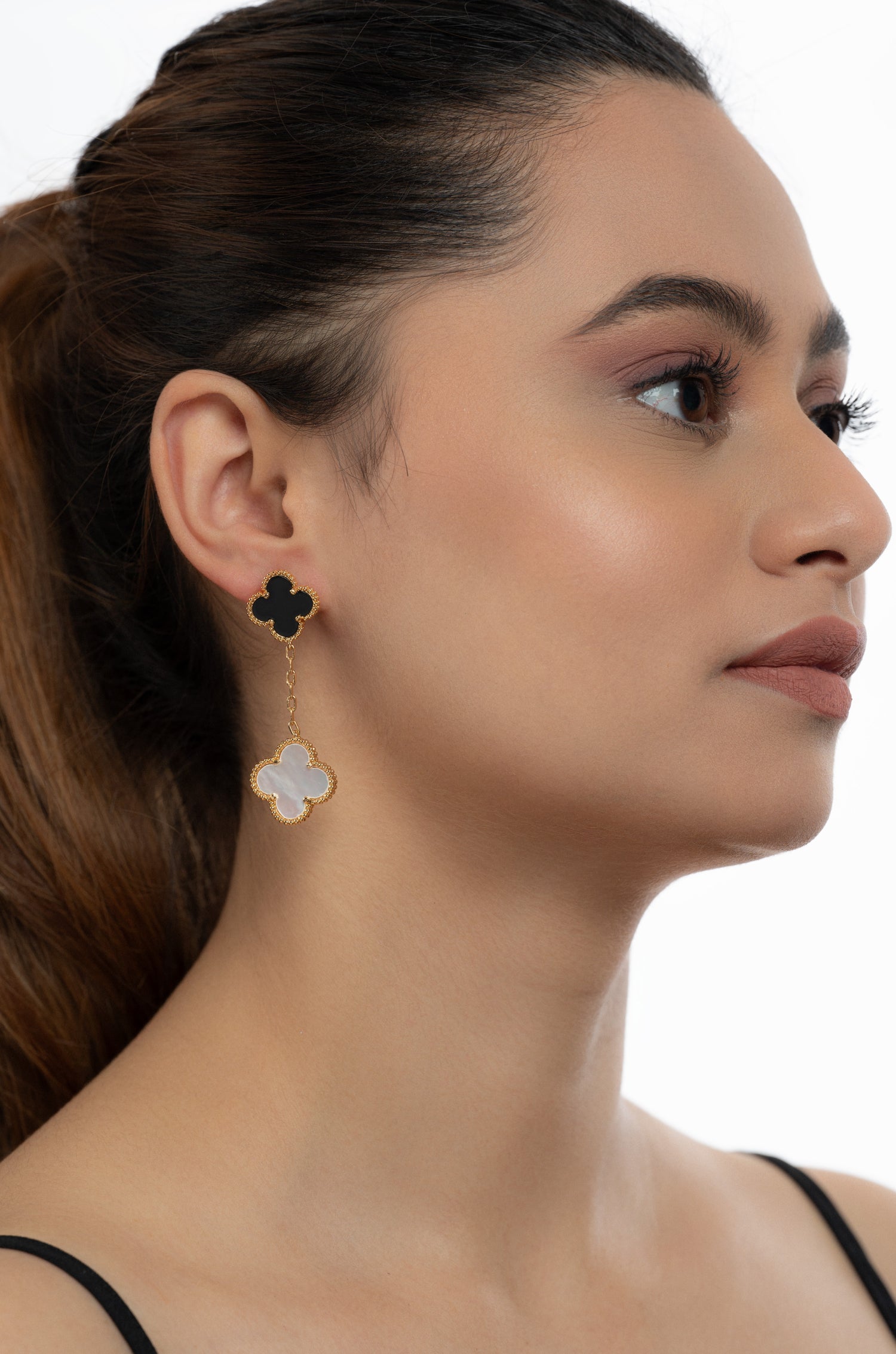 Noir Blossom Earrings