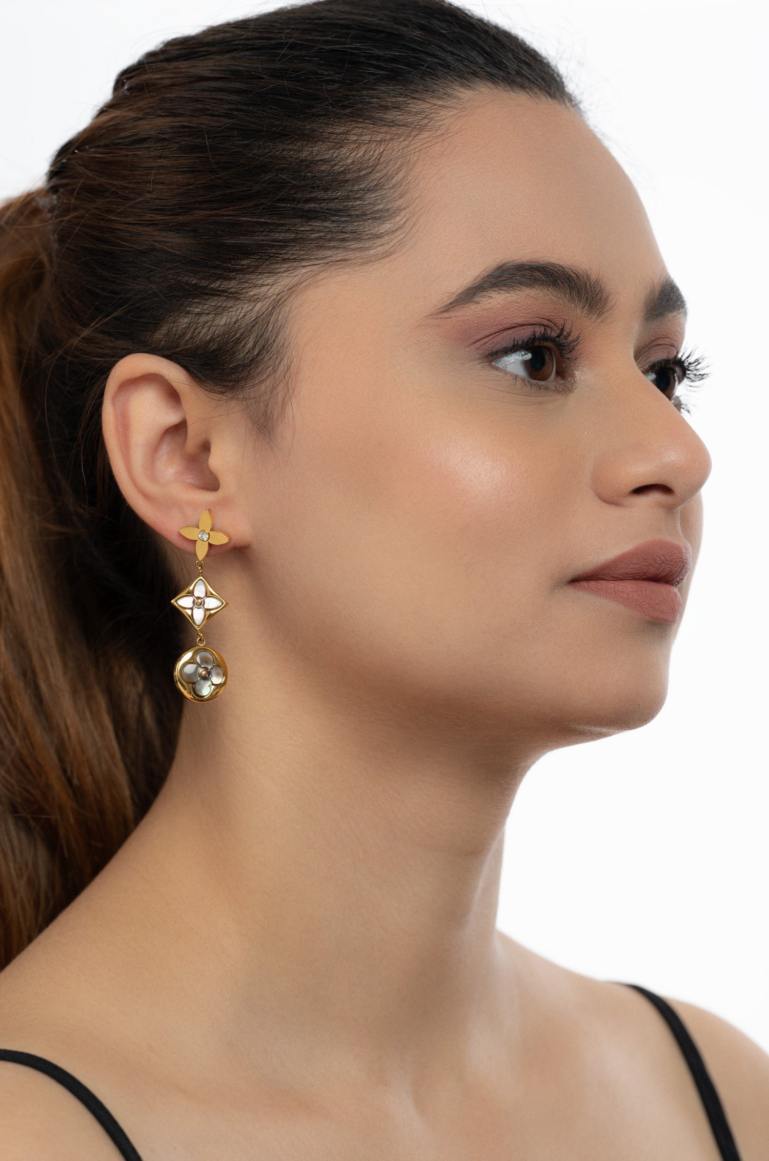 Floral Dangle Earrings