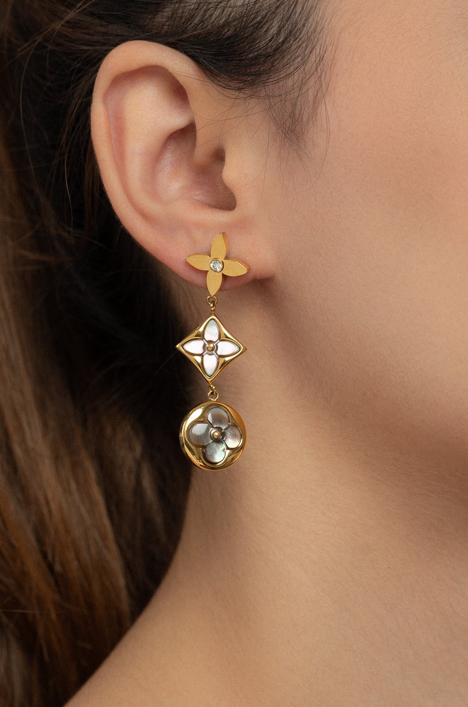 Floral Dangle Earrings